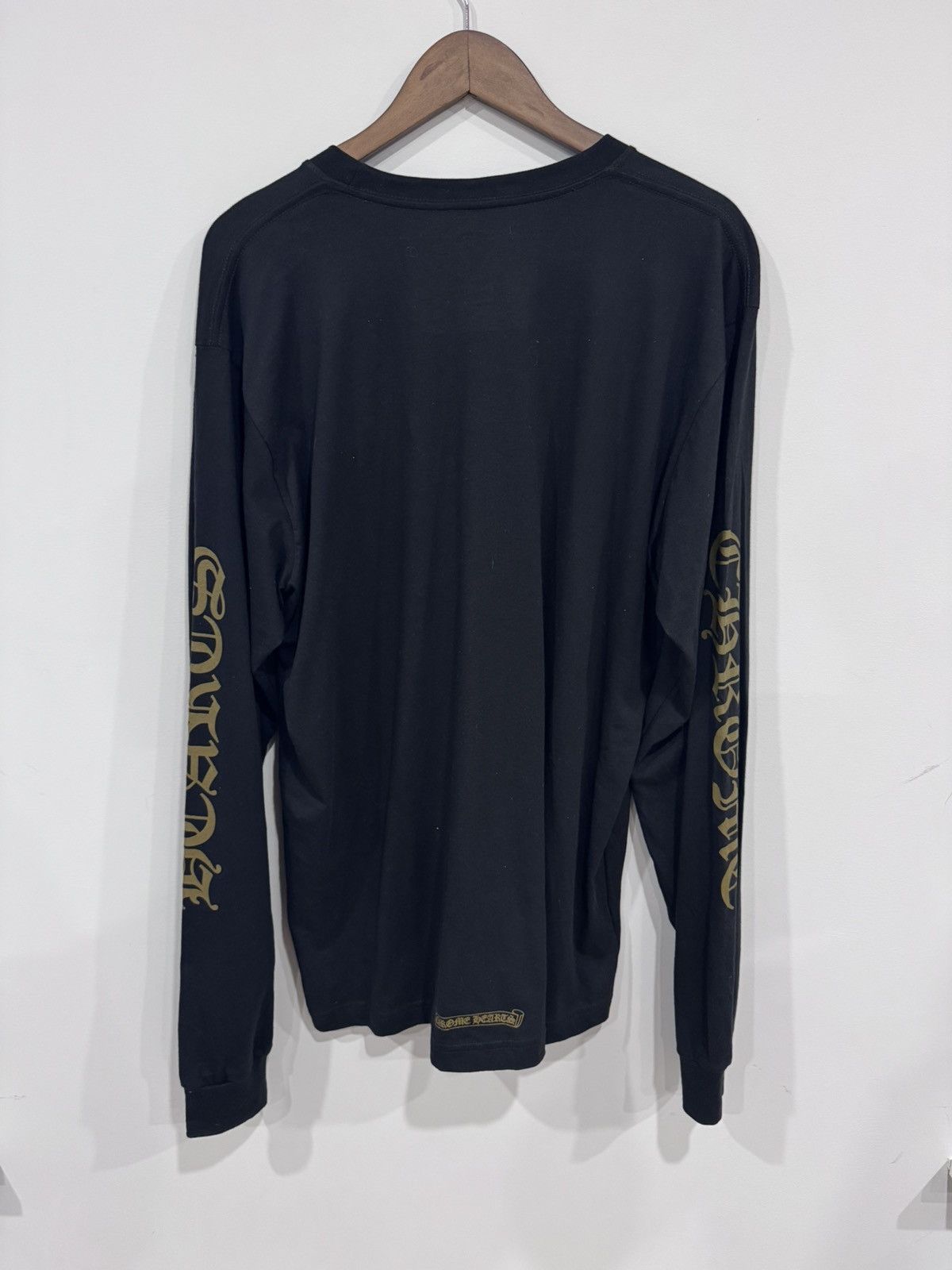 Chrome Hearts CHROME HEARTS LONG SLEEVE NECK CH SCRIPT ARMY GREEN/ BLACK Size US XL / EU 56 / 4 - 2 Thumbnail