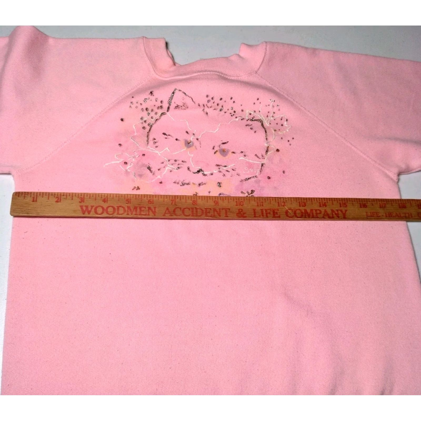 Vintage VINTAGE Cat Sweatshirt Women Small Pannill Crewneck Metallic Puffy Paint READ Size S / US 4 / IT 40 - 5 Thumbnail