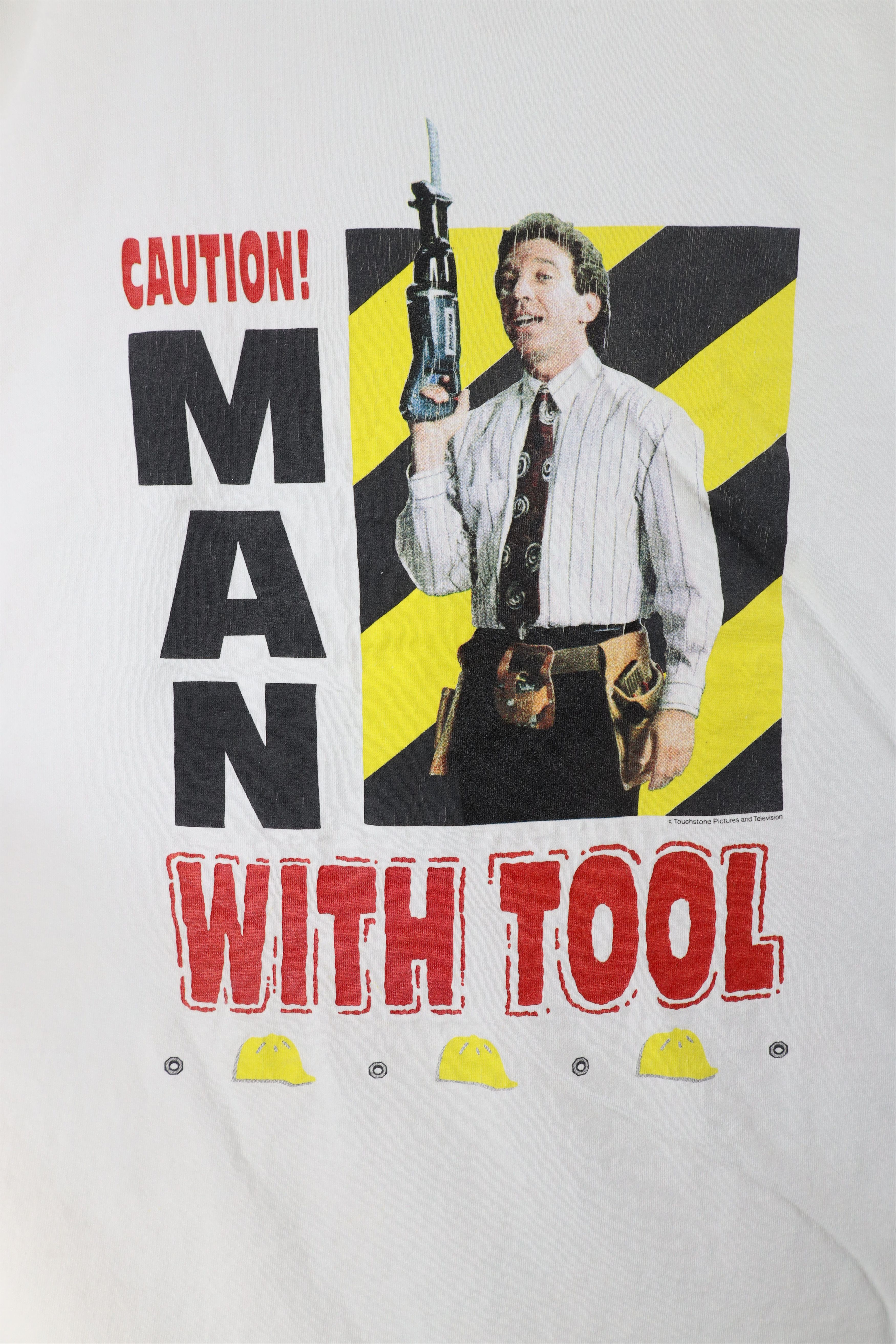 Vintage Vintage 90s Home Improvement Taylor Tim Allen T-Shirt USA Size US XL / EU 56 / 4 - 4 Thumbnail