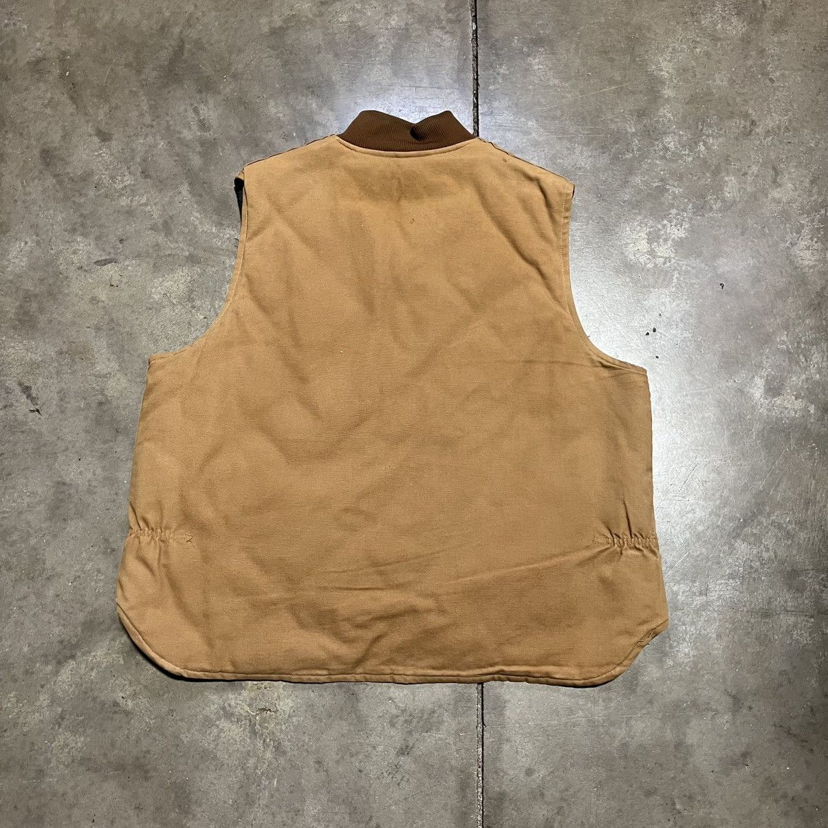 Carhartt Vintage Carhartt Vest Jacket Workwear Faded VQ186 USA Brown Size US XXL / EU 58 / 5 - 6 Thumbnail