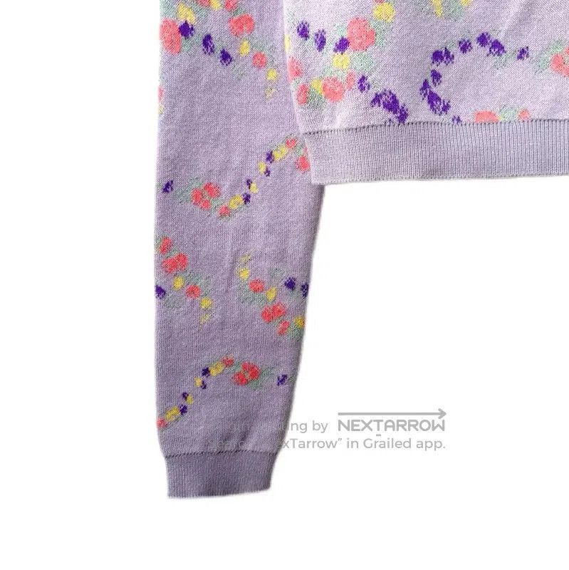 Miu Miu Miu Miu Lilac Cotton Blend Women's Sweatshirt . Size S / US 4 / IT 40 - 7 Thumbnail