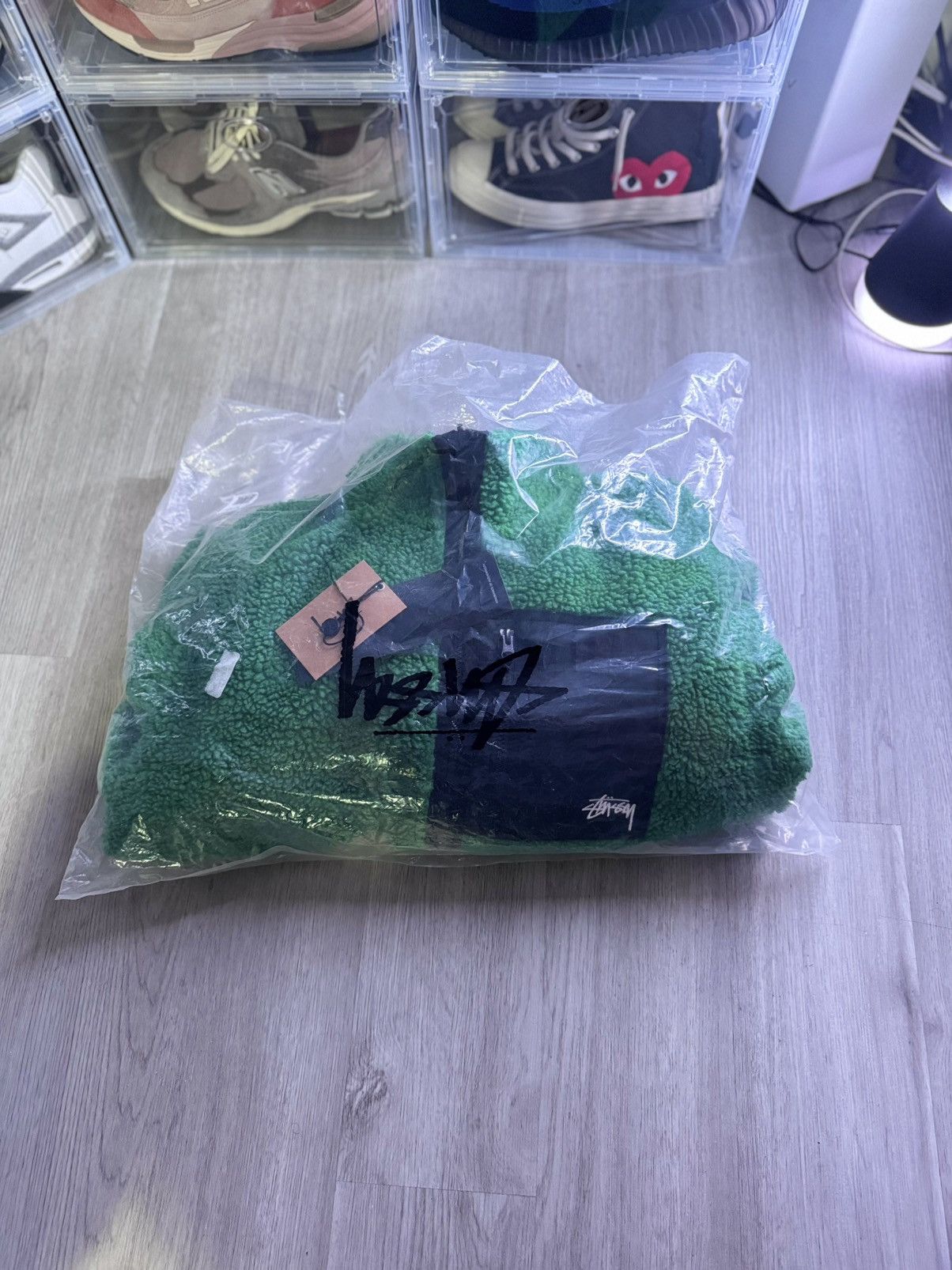 Stussy Stussy sherpa jacket green Size US XL / EU 56 / 4 - 6 Thumbnail