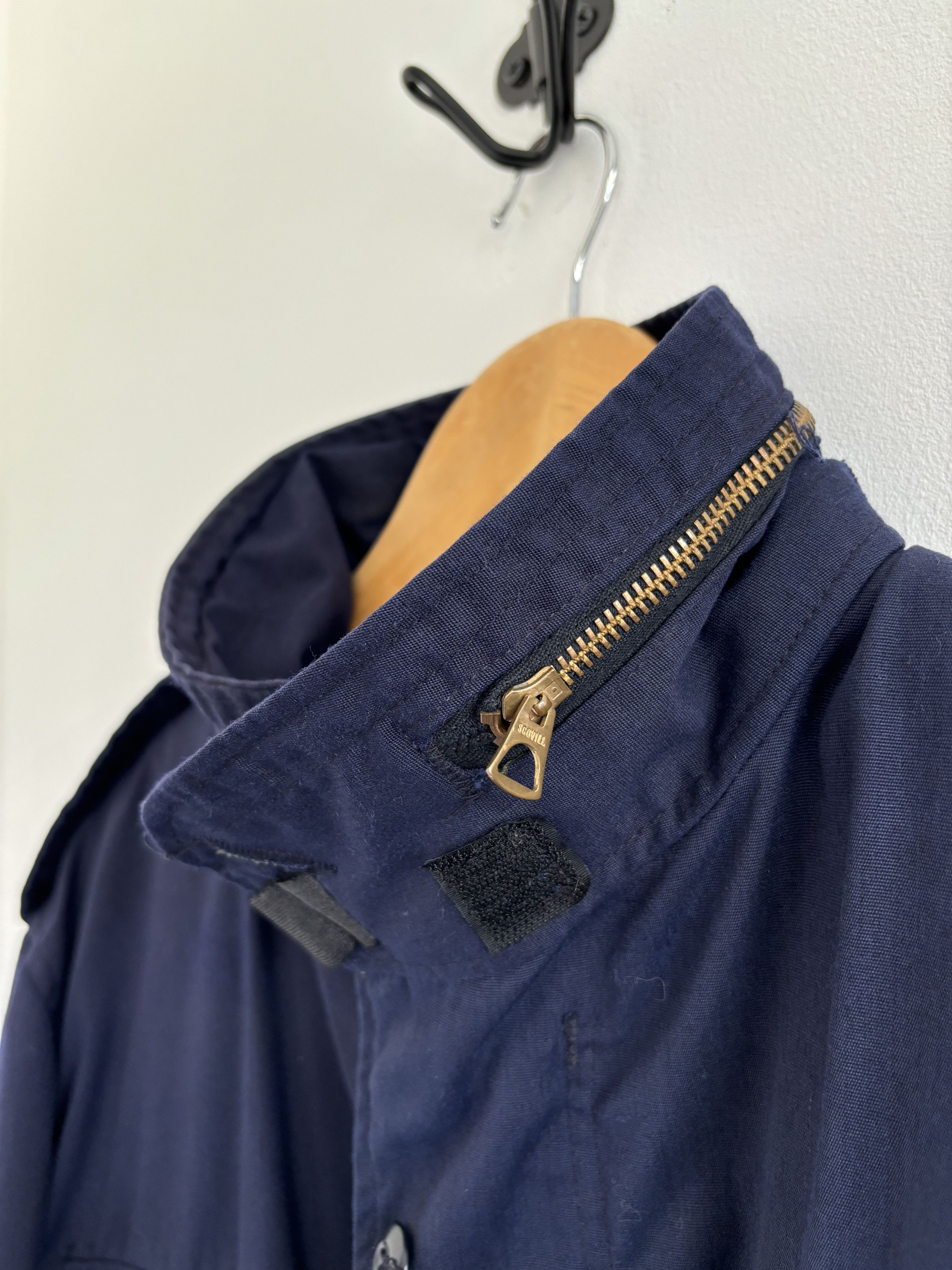 Japanese Brand Vintage Deadstock M65 Navy Scovill Zipper Jacket Size US L / EU 52-54 / 3 - 5 Thumbnail