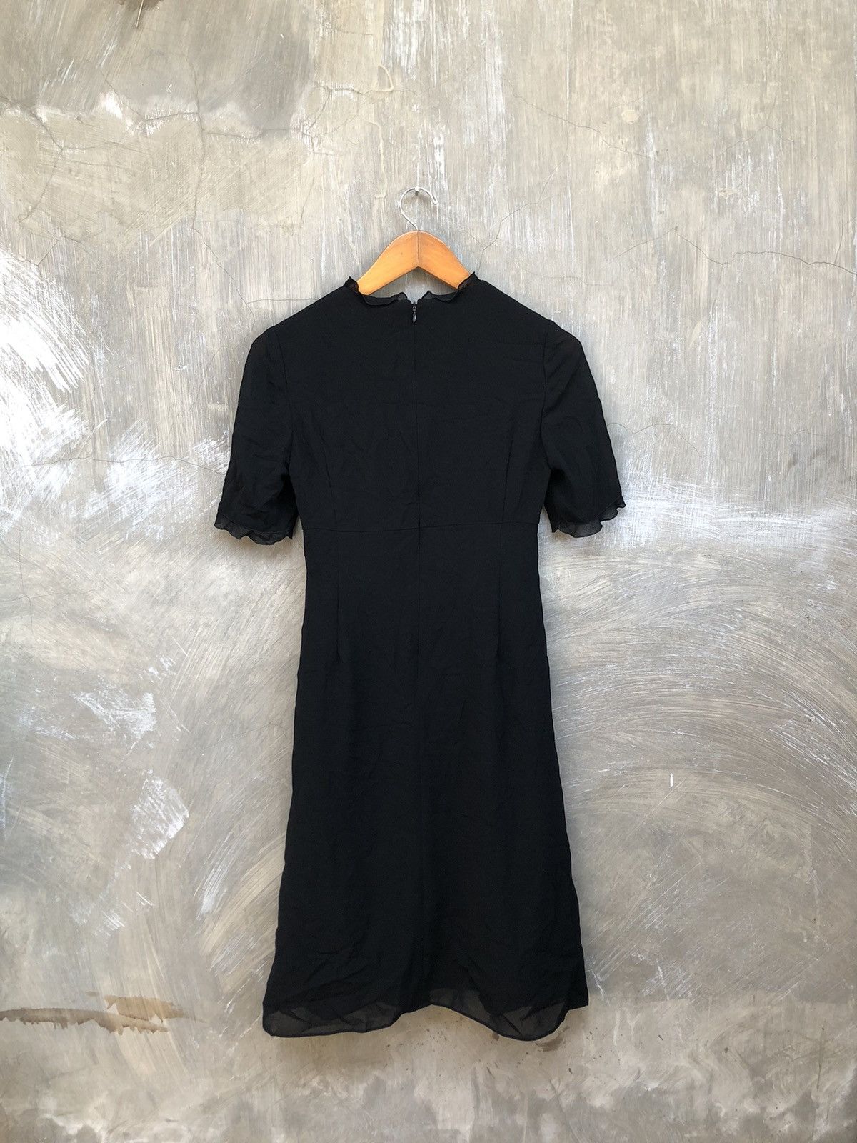 Chloe Chloe Formal Black Midi Dress Size XS / US 0-2 / IT 36-38 - 11 Thumbnail
