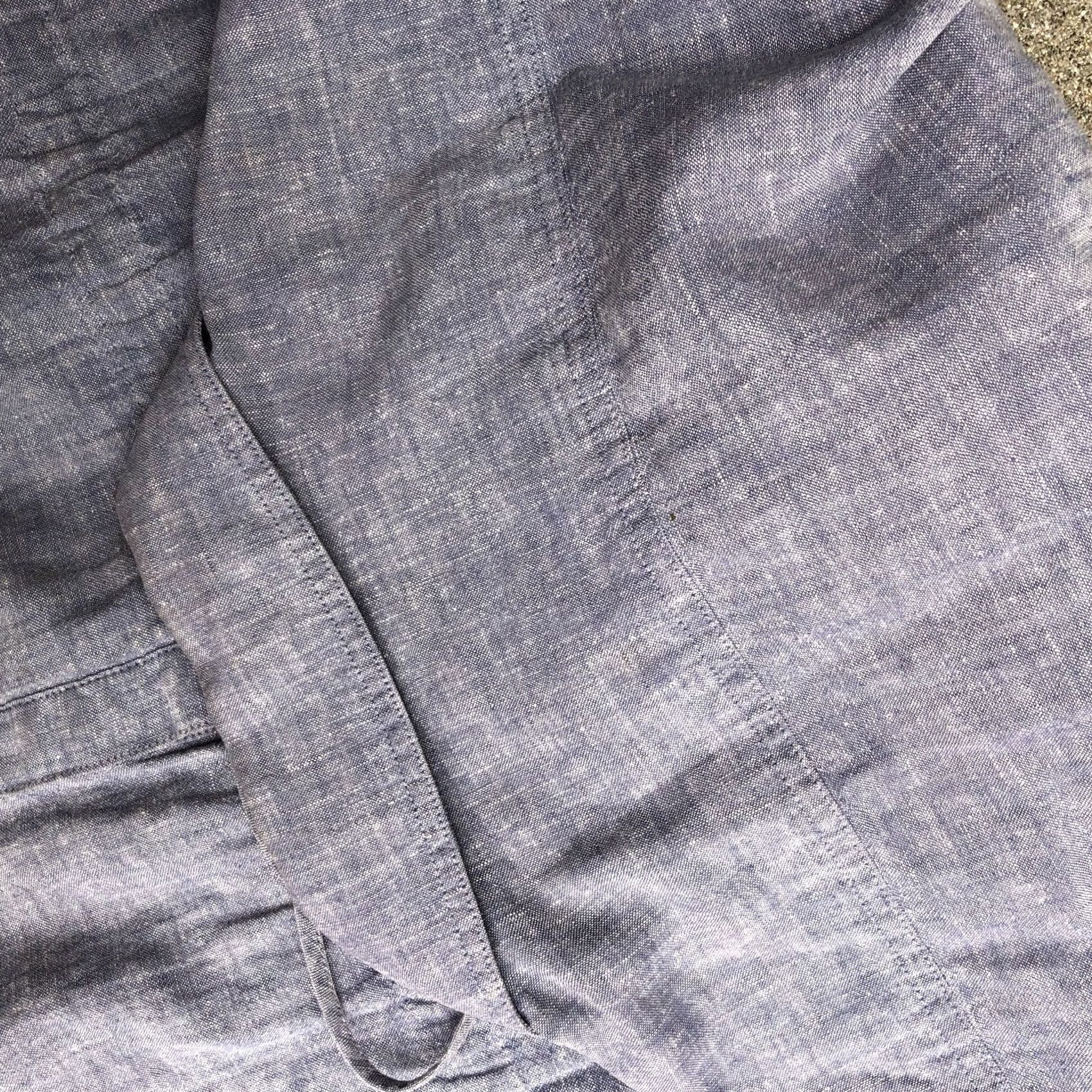 Patagonia PATAGONIA Hemp Button Up Shirt Dress Women's MEDIUM Blue Long Sleeve Collar Shirt Dress Women MEDIUM Blue Hemp/Cotton N/A 90s Size M / US 6-8 / IT 42-44 - 6 Thumbnail