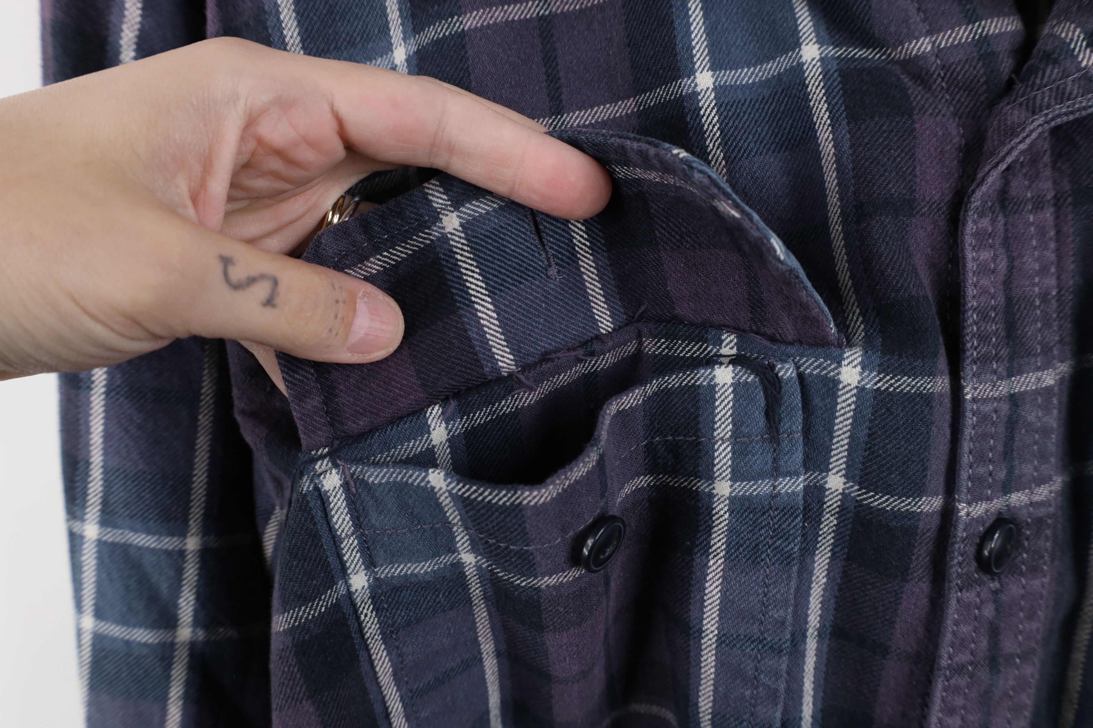 Eddie Bauer Vintage Eddie Bauer Heavyweight Flannel Button Shirt Plaid Size US XXL / EU 58 / 5 - 5 Thumbnail