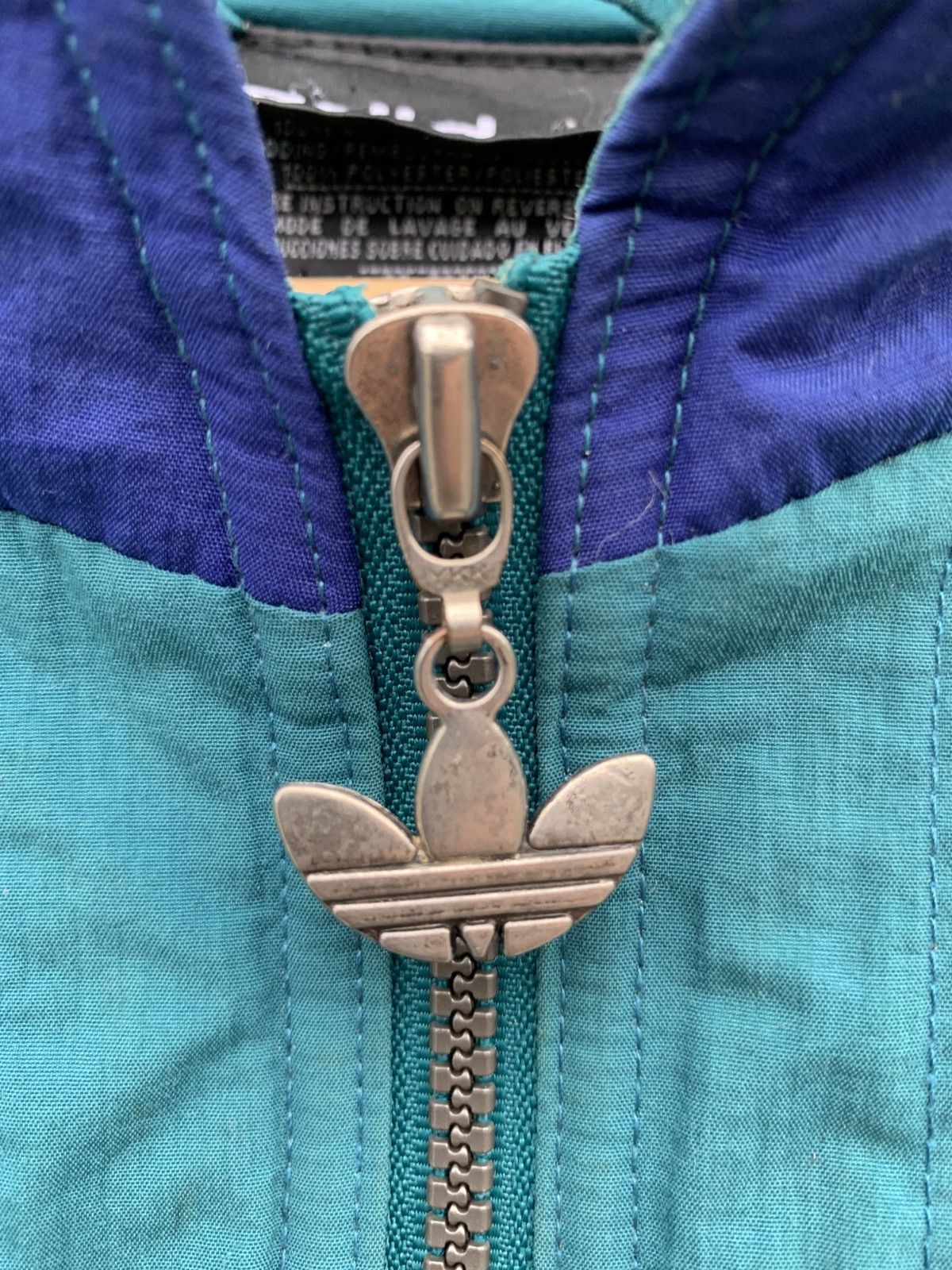 Adidas Vintage 90s Adidas Big Logo Oversized Jacket Size US L / EU 52-54 / 3 - 15 Thumbnail