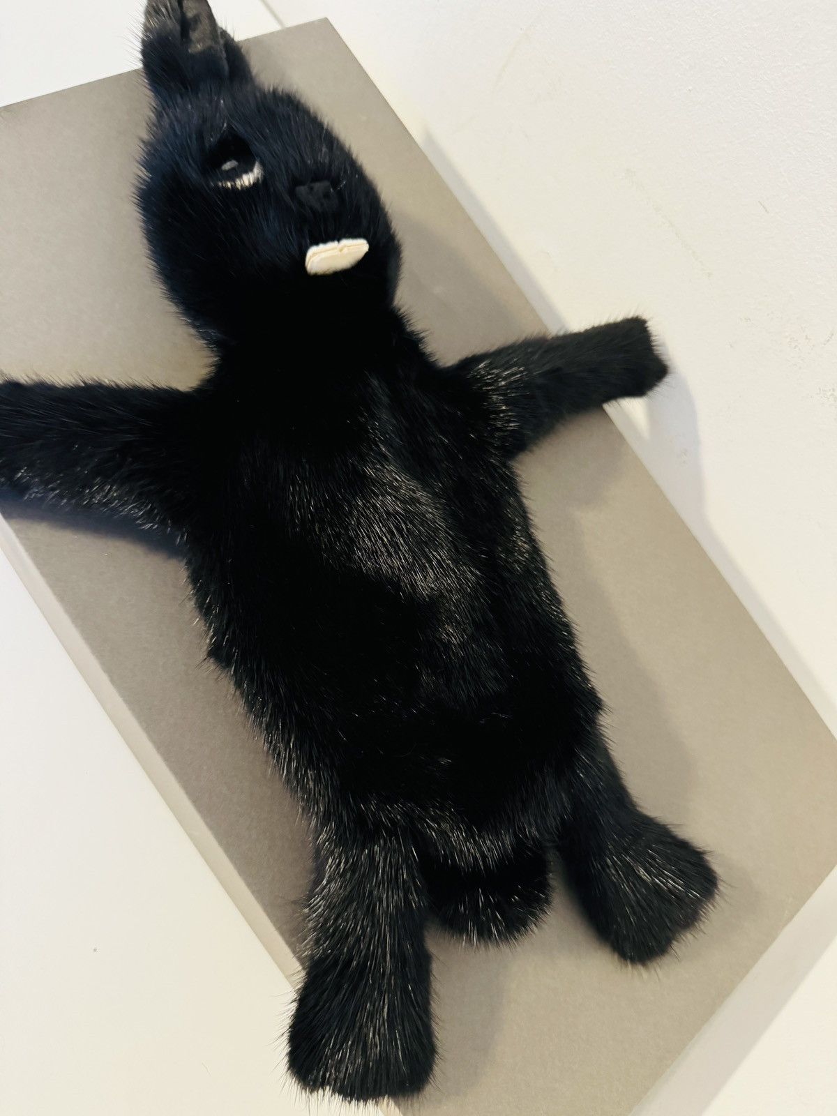 Rick Owens MINK | FAT BUNNY | BLACK Size ONE SIZE - 7 Thumbnail