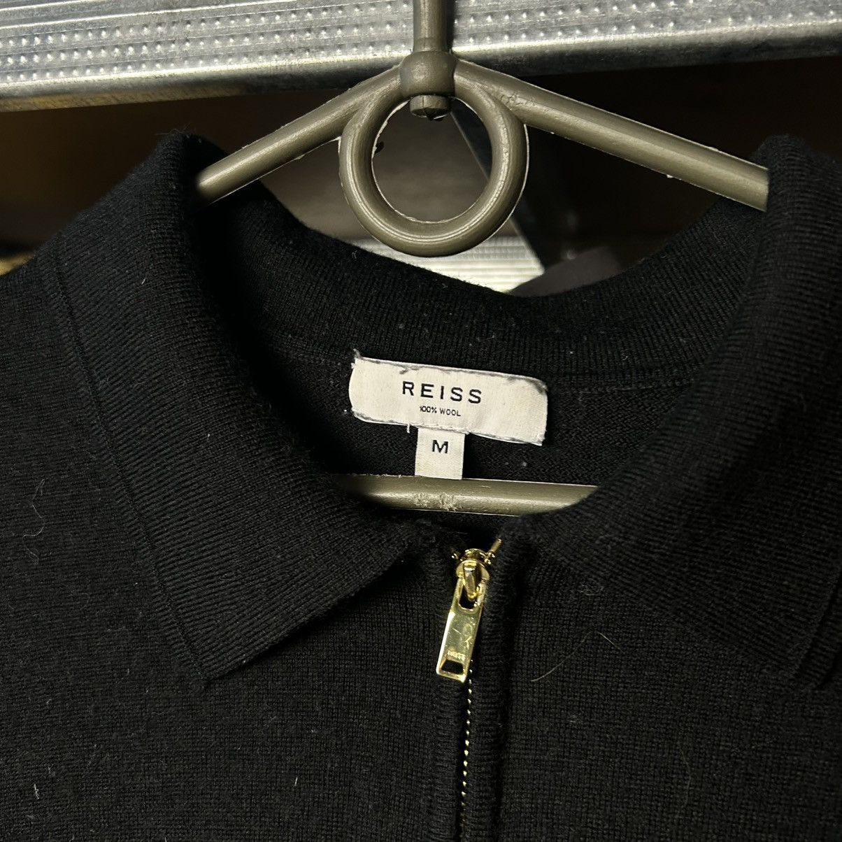 Reiss Luxury Reiss Designer 1/3 zip wool oldmoney polo size M Size US M / EU 48-50 / 2 - 3 Thumbnail