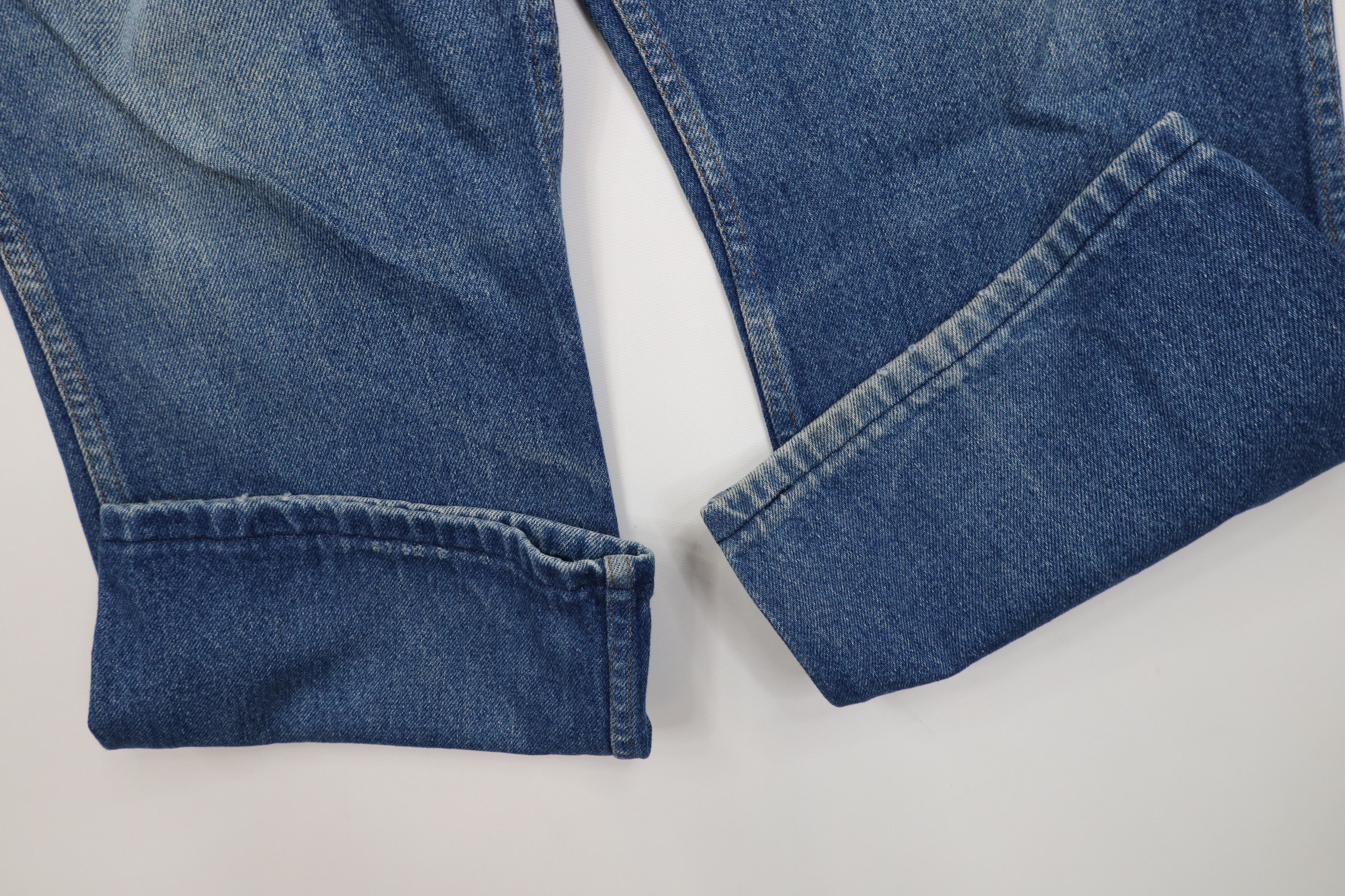 Vintage Vintage 80s 90s Streetwear Flared Wide Leg Denim Jeans Blue Size US 40 / EU 56 - 5 Thumbnail