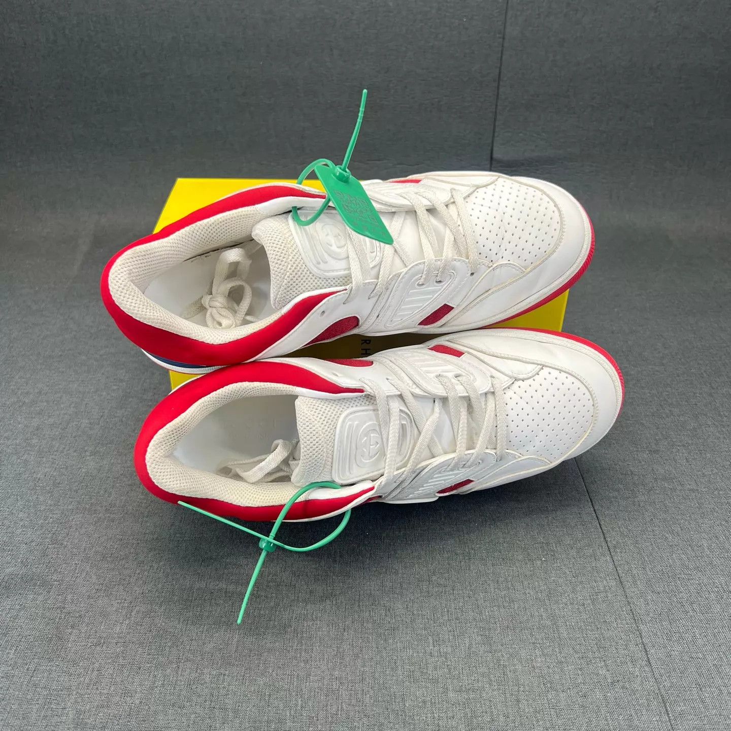 Gucci Gucci Basket White Red 46 New Size US 13 / EU 46 - 7 Thumbnail