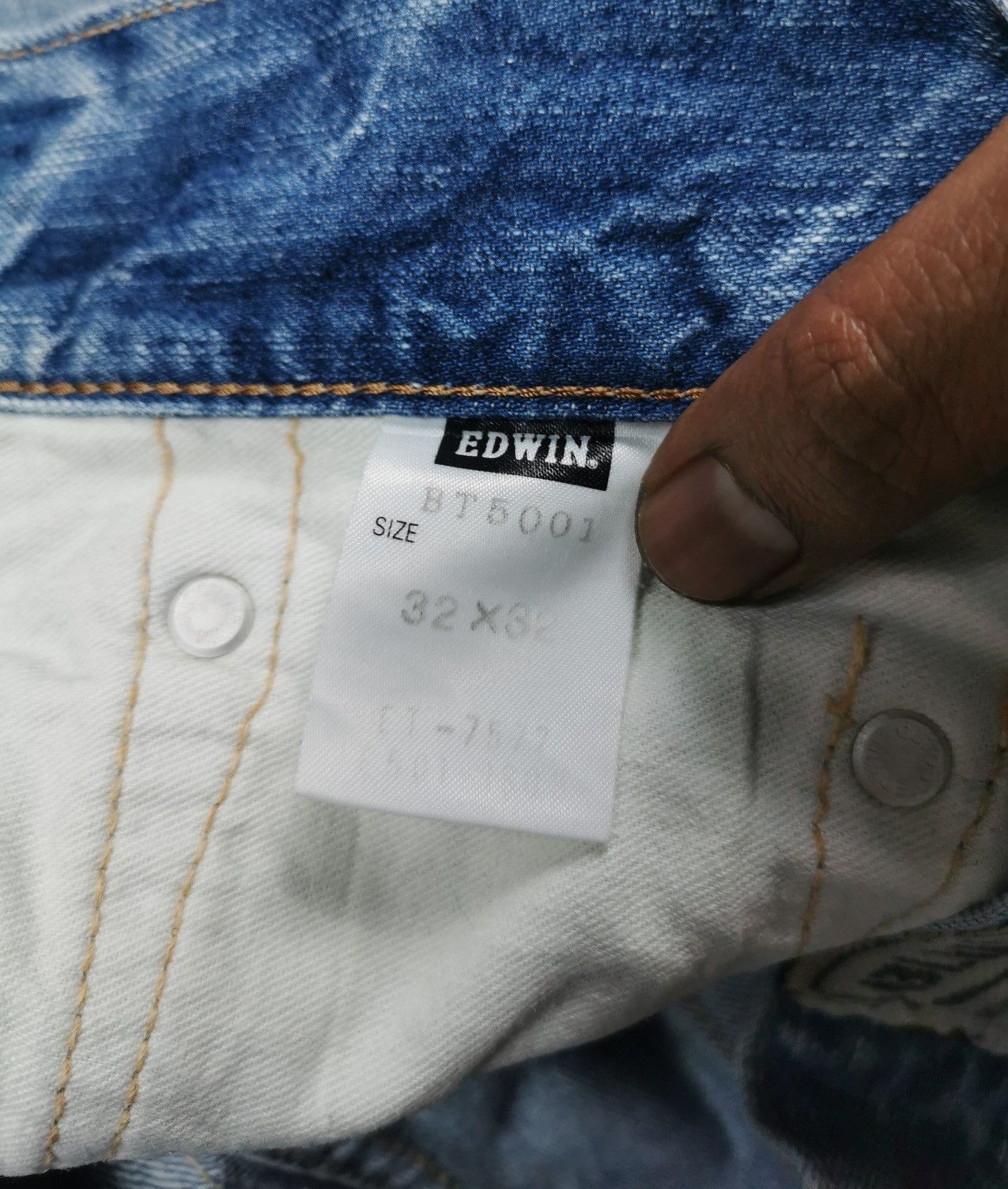 Edwin Bootcut Edwin 503 Light Blue Jeans Size US 33 - 7 Thumbnail