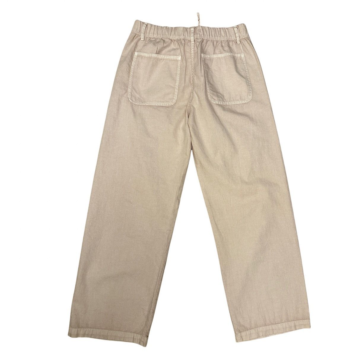 Zara ZARA Woman Pink Linen Blend Wide Leg Pants Trousers EUR 38 Size 30" / US 8 / IT 44 - 2 Thumbnail