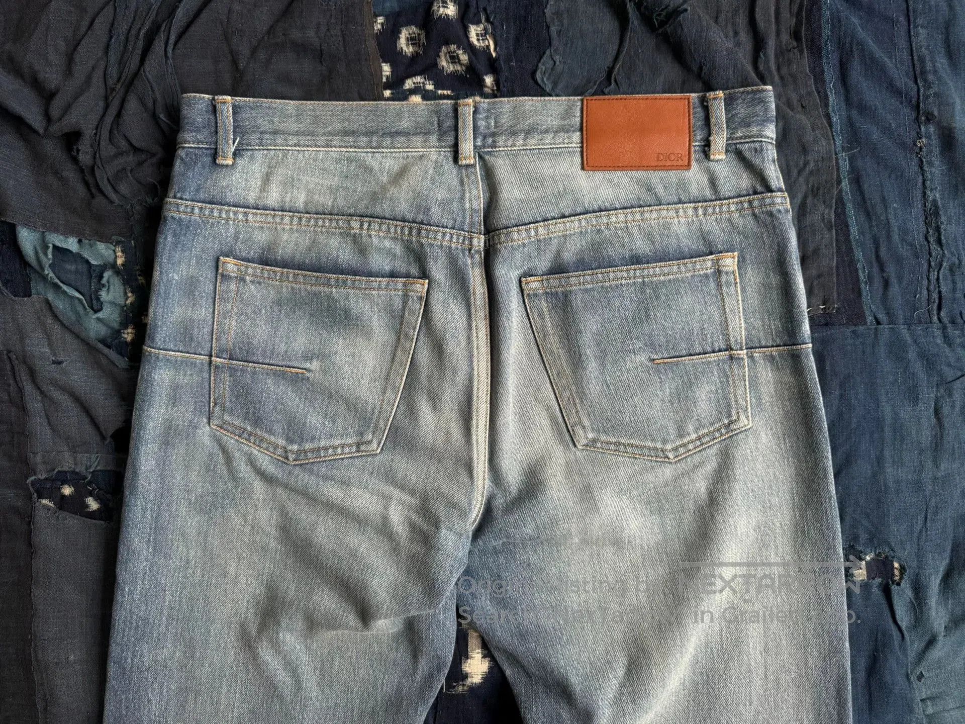 Dior DIOR Washed Distressed Straight. Size US 31 - 4 Thumbnail