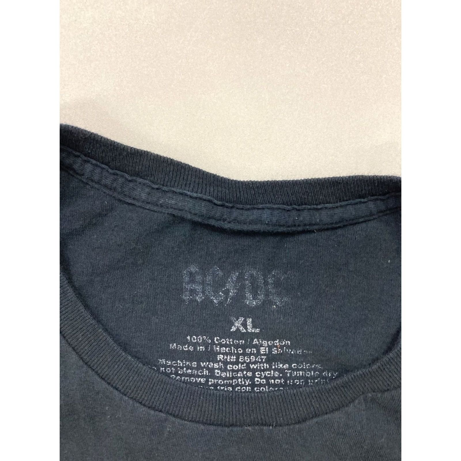 Etro ACDC T-Shirt Graphic Retro Black Short Sleeve Music Men XL Size US XL / EU 56 / 4 - 4 Thumbnail