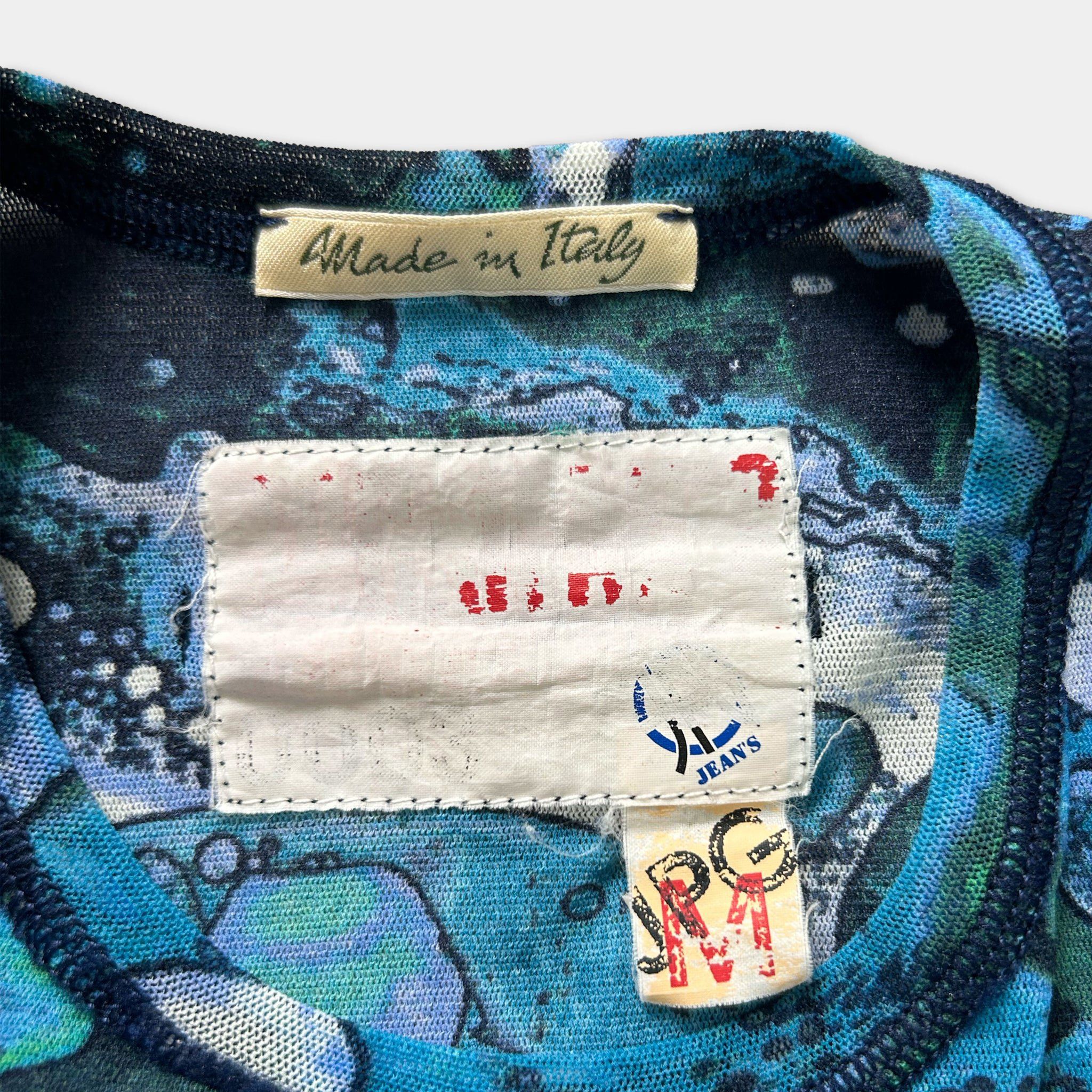 Jean Paul Gaultier Jean Paul Gaultier SS01 Bacteria Mesh Tee Size US M / EU 48-50 / 2 - 6 Thumbnail