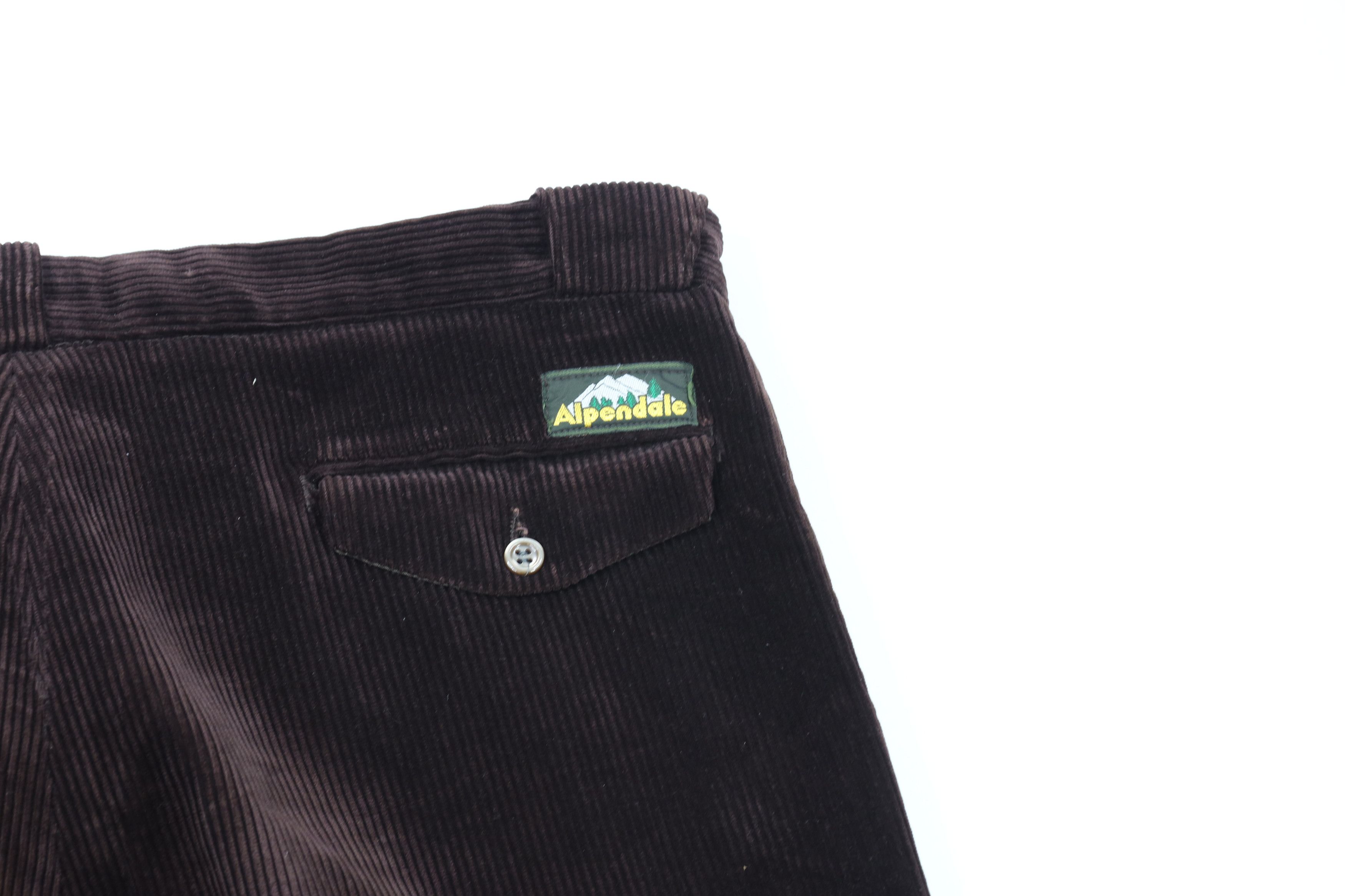 Vintage Vintage 90s Streetwear Corduroy Pants Trousers Brown Size US 38 / EU 54 - 10 Thumbnail