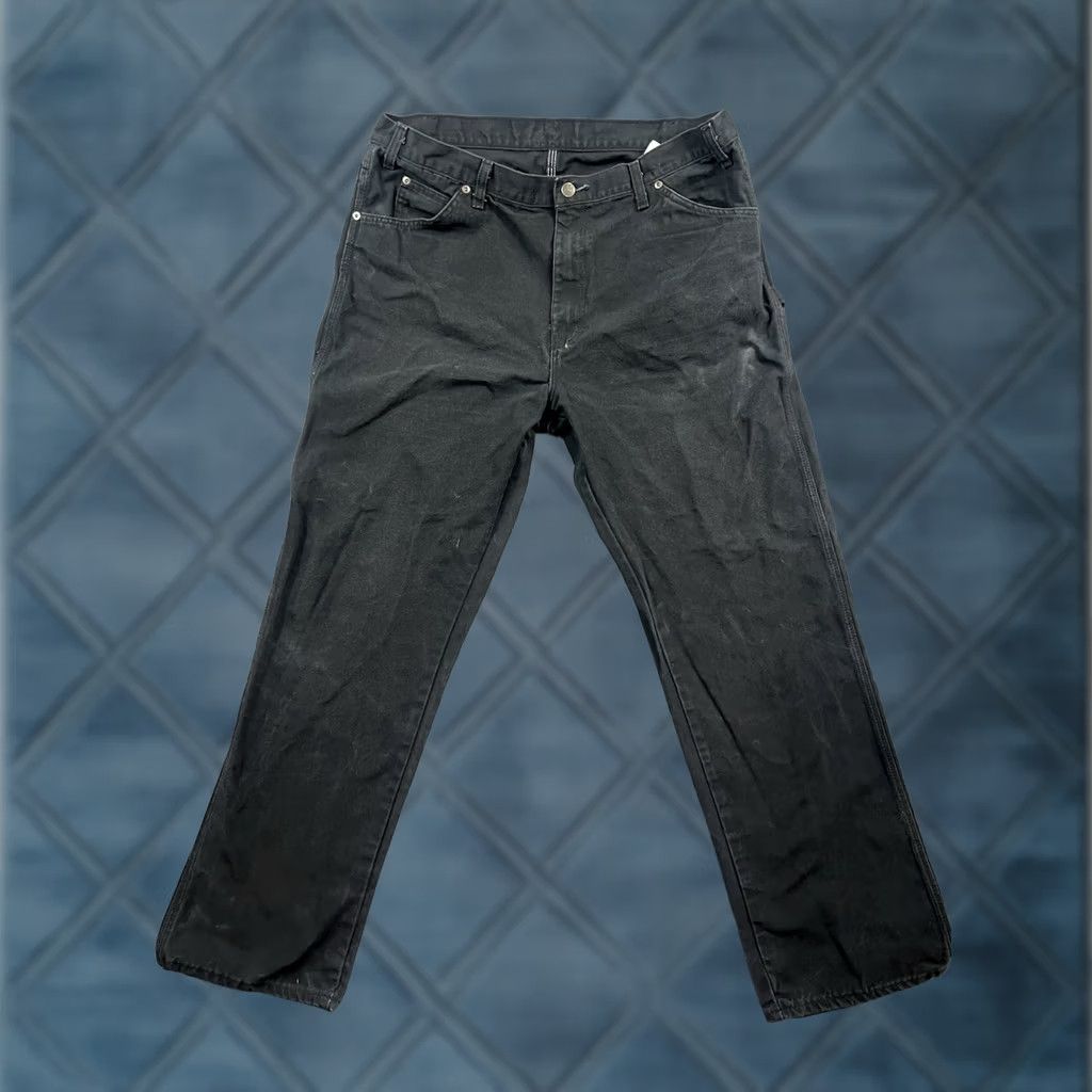 Dickies Dickies Men's Black Carpenter Straight Leg Workwear Pants 38x32 Size US 38 / EU 54 - 1 Thumbnail