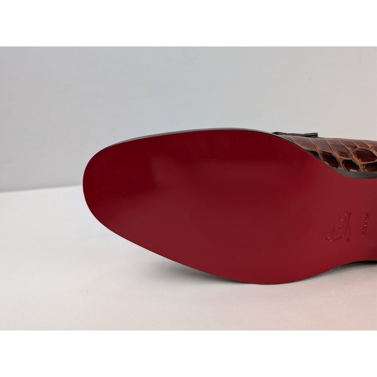 Christian Louboutin o1rshd1 Chambelimoc Flat Shoes in Brown Size US 9.5 / EU 42-43 - 10 Thumbnail