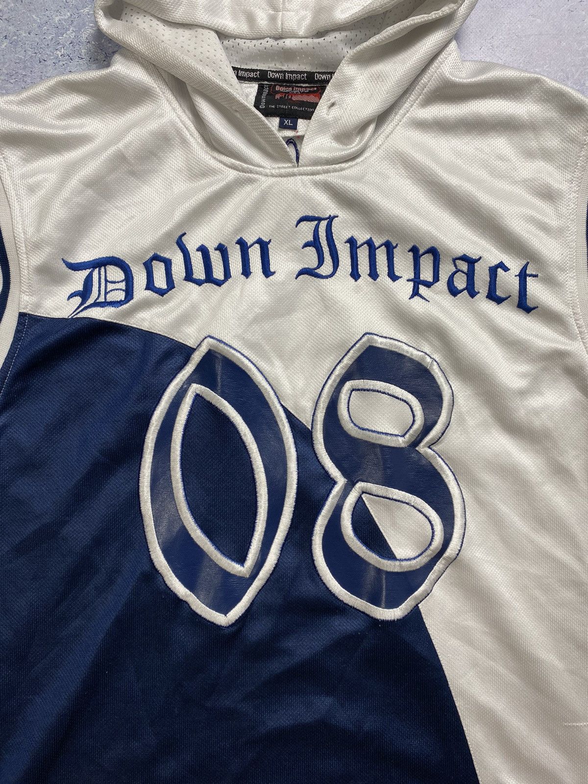 Japanese Brand × Vintage Vintage Down Impact #08 Y2K Drill Style Sleeveless Size US XL / EU 56 / 4 - 6 Thumbnail