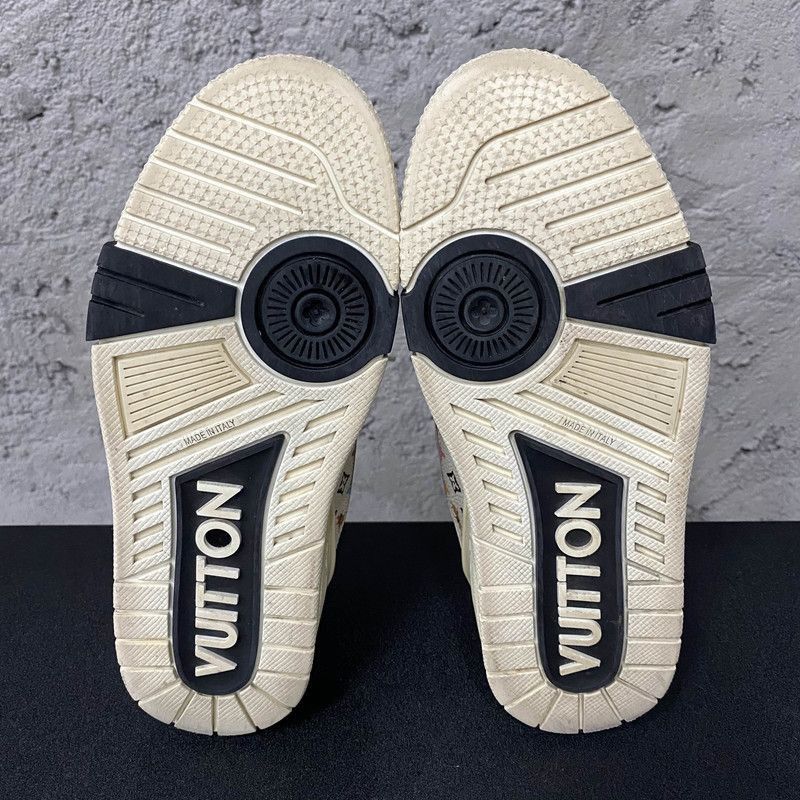 Louis Vuitton Louis Vuitton Tyler Trainer Beige Low-top Sneakers -2505 Size US 10 / EU 43 - 4 Thumbnail