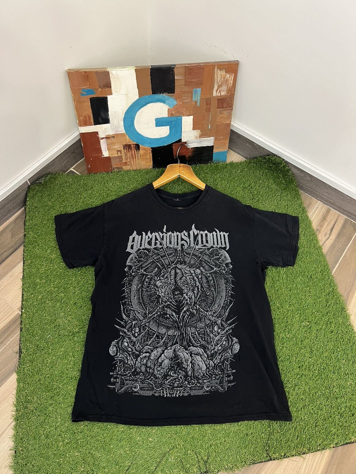 Band Tees × Vintage Aversions Crown vintage rock metal band tee Size US L / EU 52-54 / 3 - 1 Thumbnail
