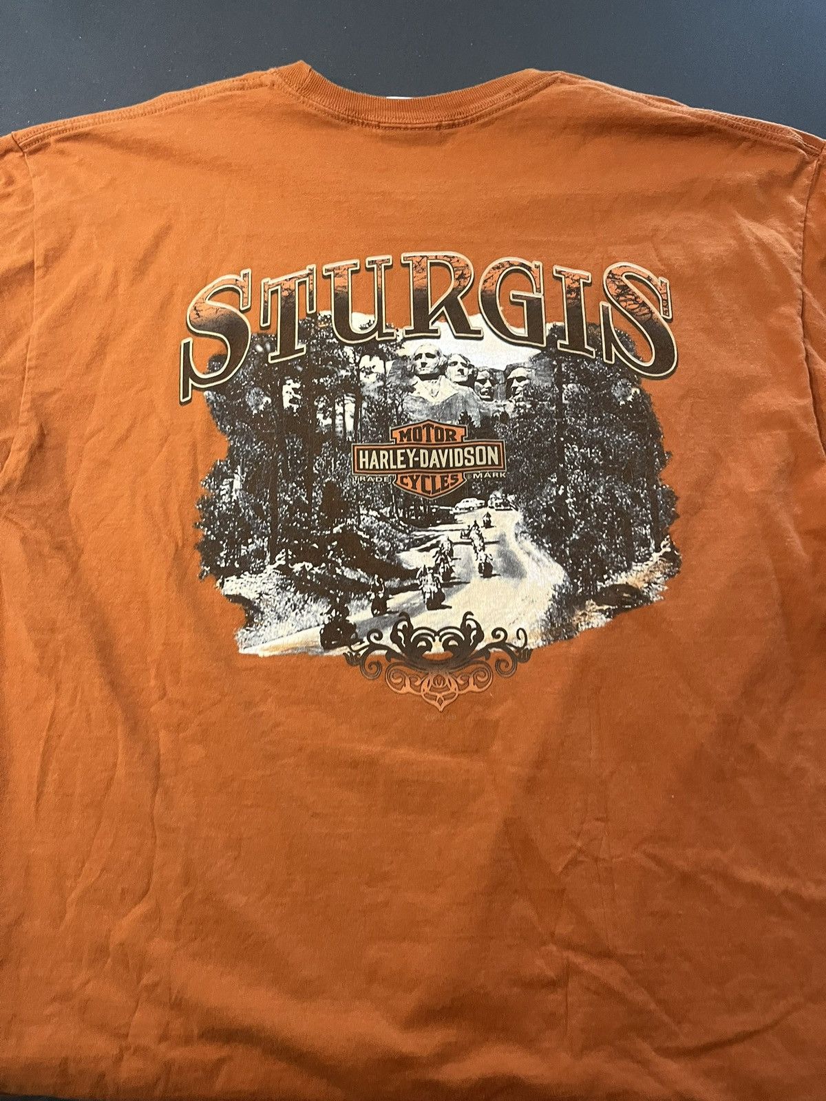 Harley Davidson Orange Harley Davidson shirt Size US L / EU 52-54 / 3 - 2 Thumbnail