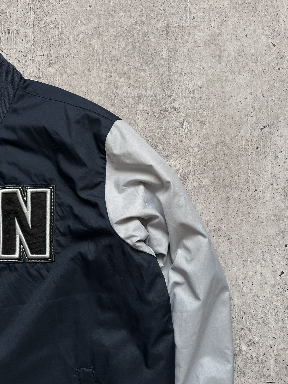 Nike Big Size Nike Athletic Vintage 3XL Nylon Bomber Jacket Size US XXL / EU 58 / 5 - 2 Thumbnail