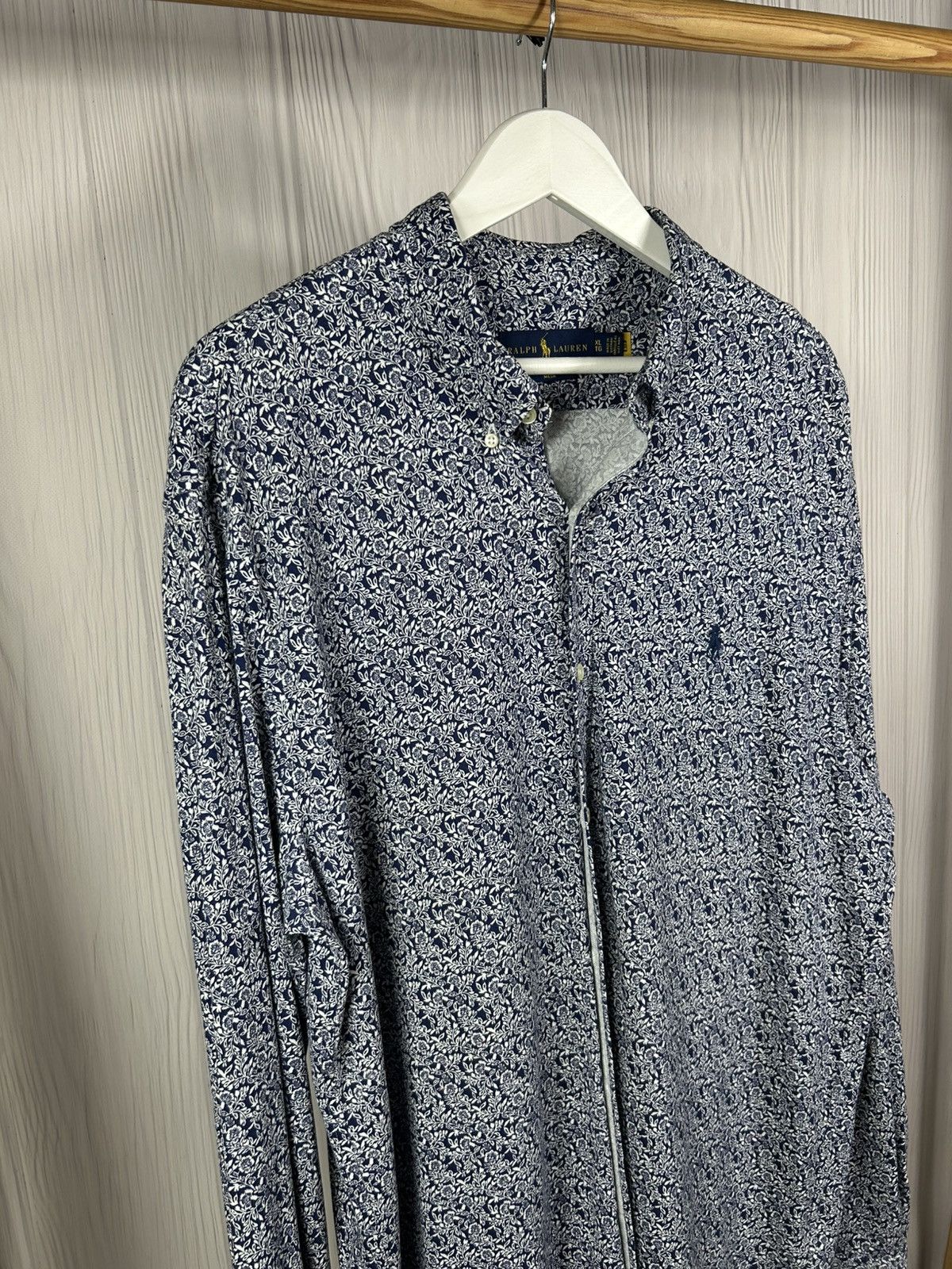 Ralph Lauren Rare Polo Ralph Lauren Floral Long Sleeve Shirt Size XL Size US XL / EU 56 / 4 - 3 Thumbnail