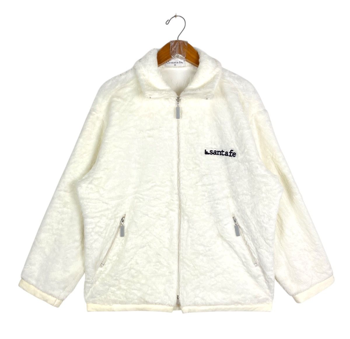 Japanese Brand Rare‼️ Santa Fe Knitted Fleece Big Logo Made in Japan Size US M / EU 48-50 / 2 - 3 Thumbnail