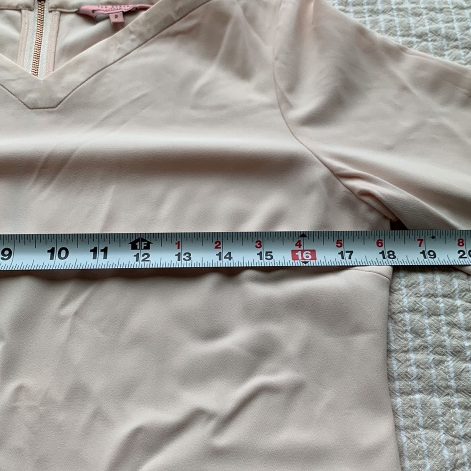 Ted Baker Ted Baker London palest pastel pink blouse Size XS / US 0-2 / IT 36-38 - 8 Thumbnail