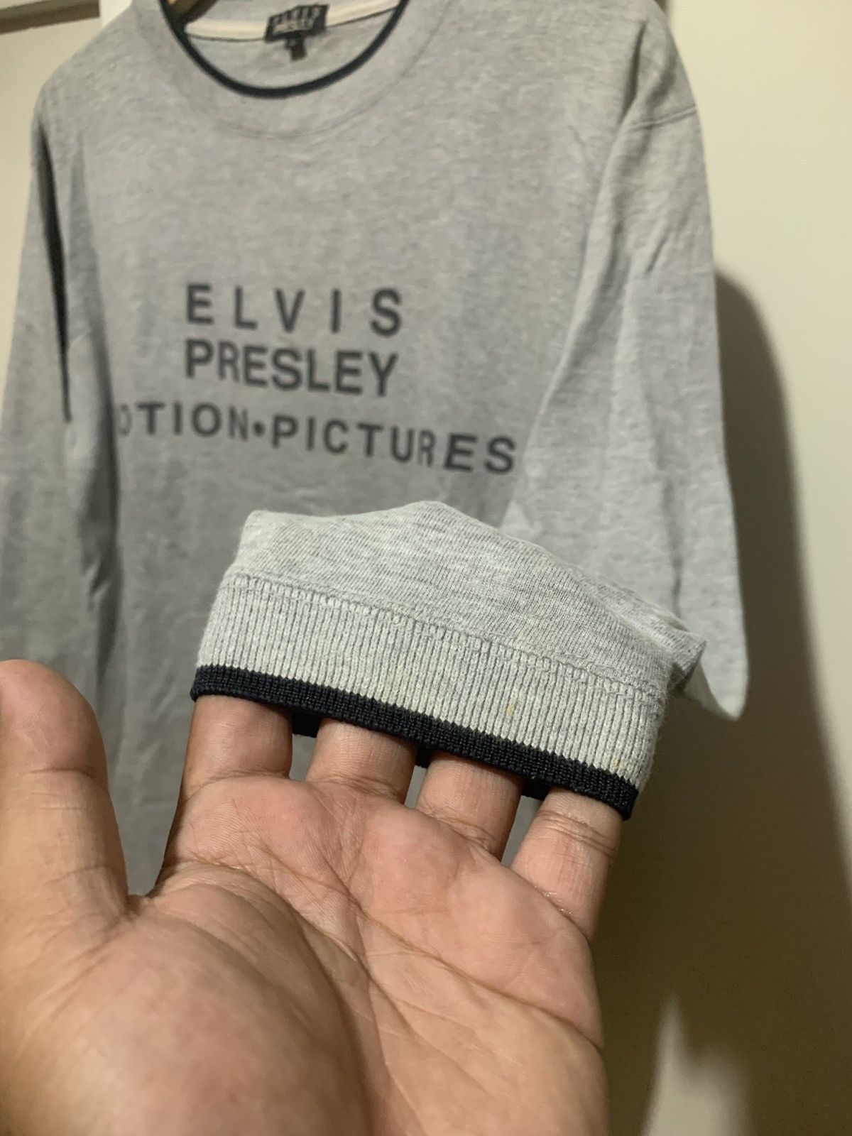 Japanese Brand Elvis Presley LONGSLEEVE ROCK n ROLL STYLE TEE Size US L / EU 52-54 / 3 - 3 Thumbnail