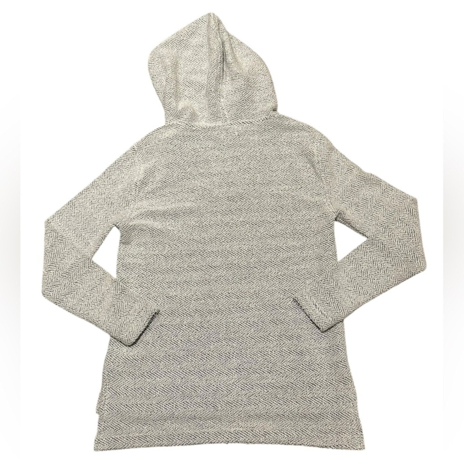 Faherty Faherty XS Blue & White Tweed Texture Hoodie Pullover Shirt Size US XS / EU 42 / 0 - 3 Thumbnail