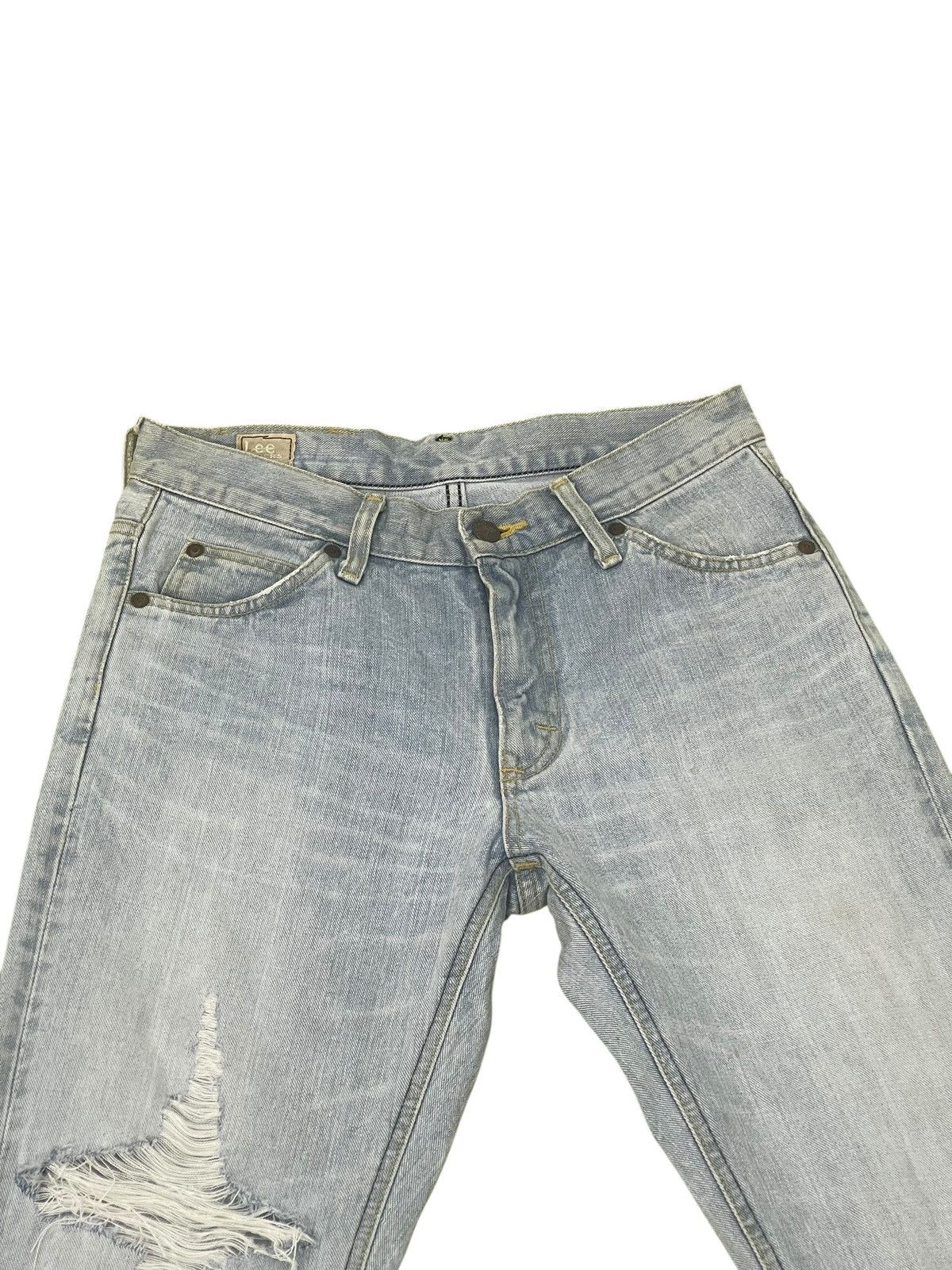 Japanese Brand Flare Jeans Lee Japan Distress Boot Cut 2🟦3 Size US 30 / EU 46 - 8 Thumbnail