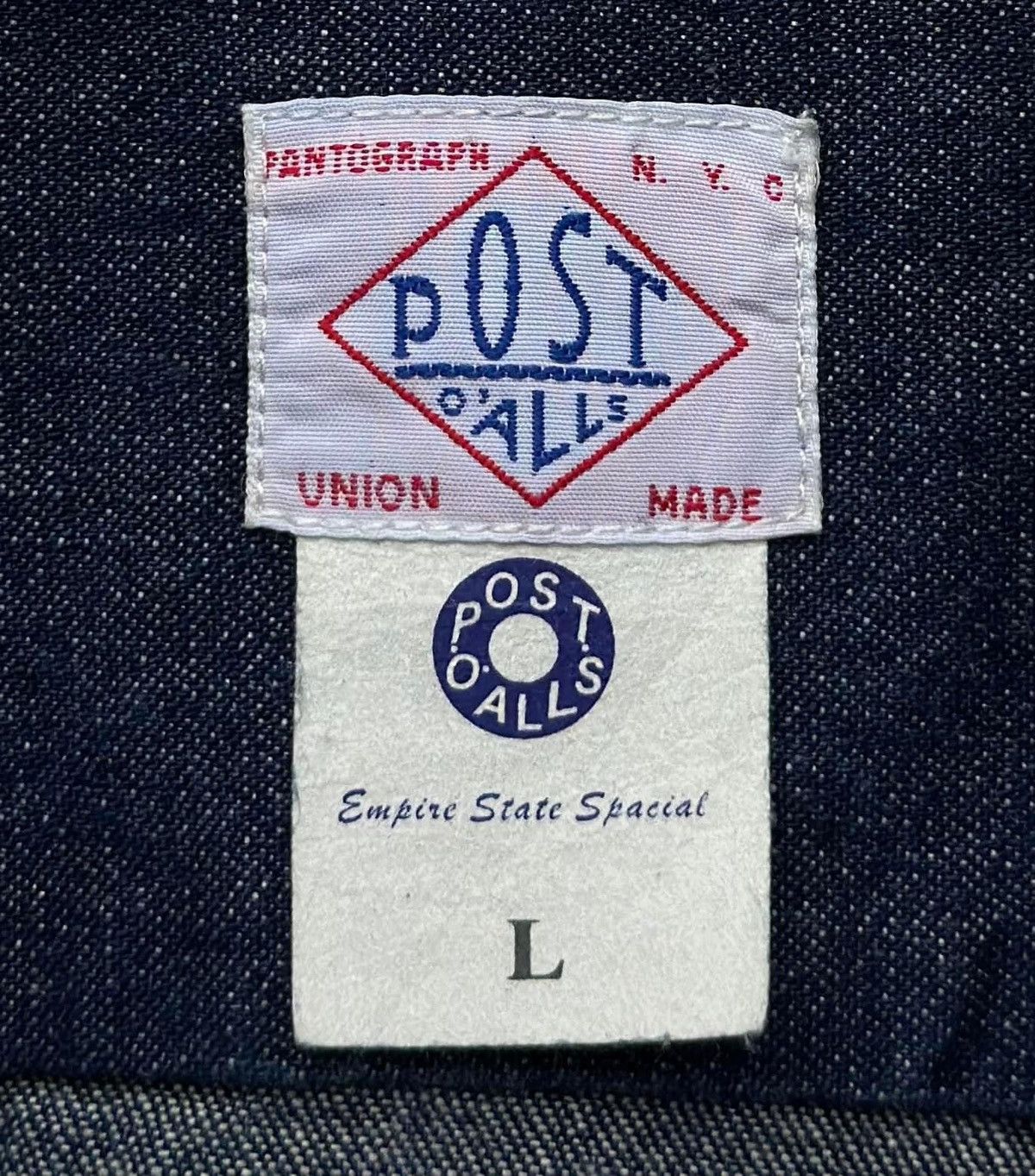 Post Overalls 30s Inspired Denim Shirt Size US L / EU 52-54 / 3 - 5 Thumbnail