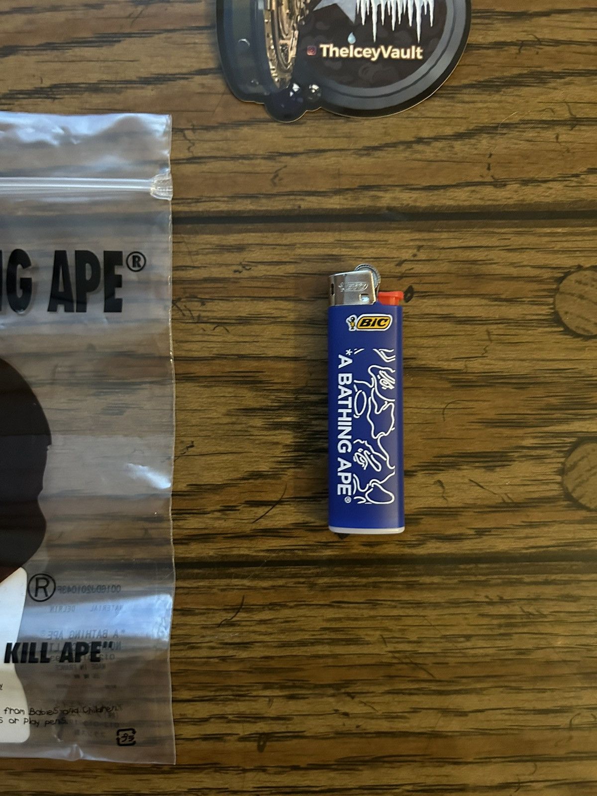 Bape Bape Blue Camo Slim Lighter Size ONE SIZE - 1 Thumbnail