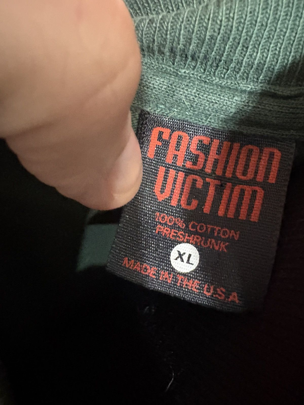 Fashion Victim Vintage Alien Head Tshirt 90’s Fashion Victim Big Head Grail Size US XL / EU 56 / 4 - 7 Thumbnail