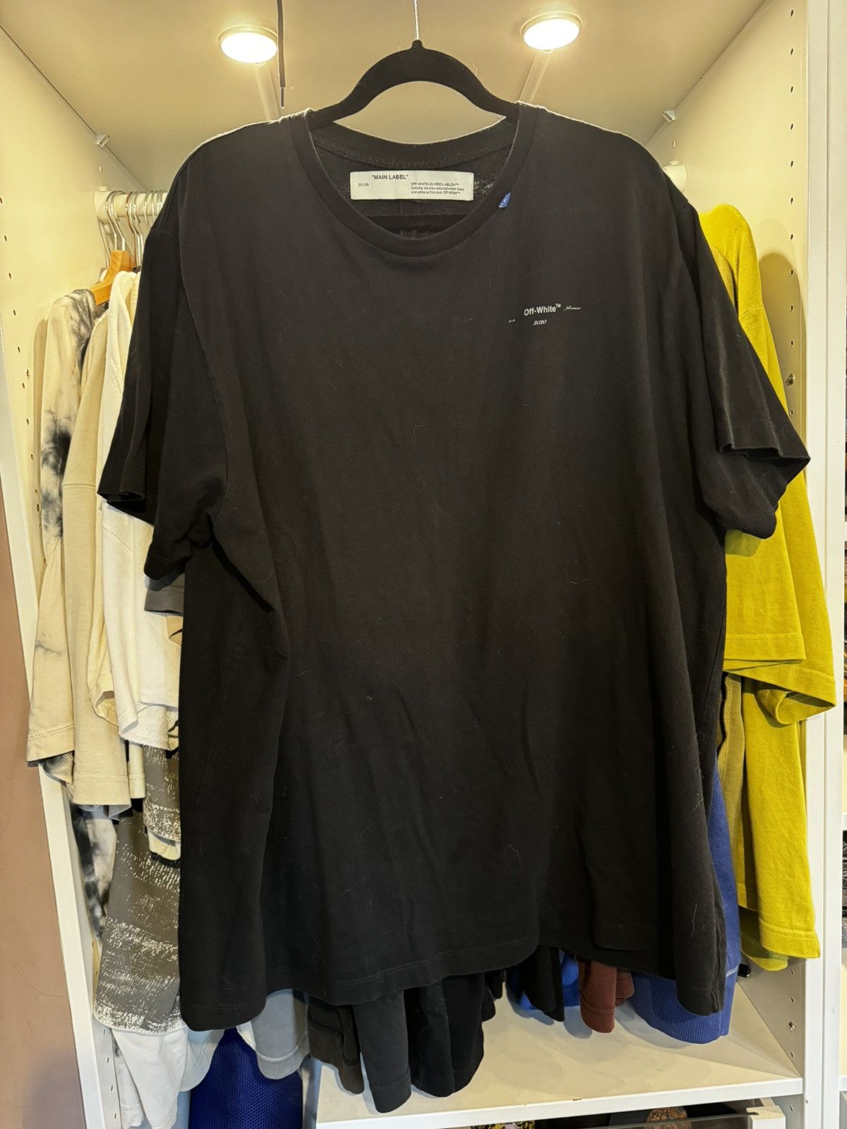 Off-White Off-White Backbone S/S Over shirt Size US M / EU 48-50 / 2 - 2 Thumbnail