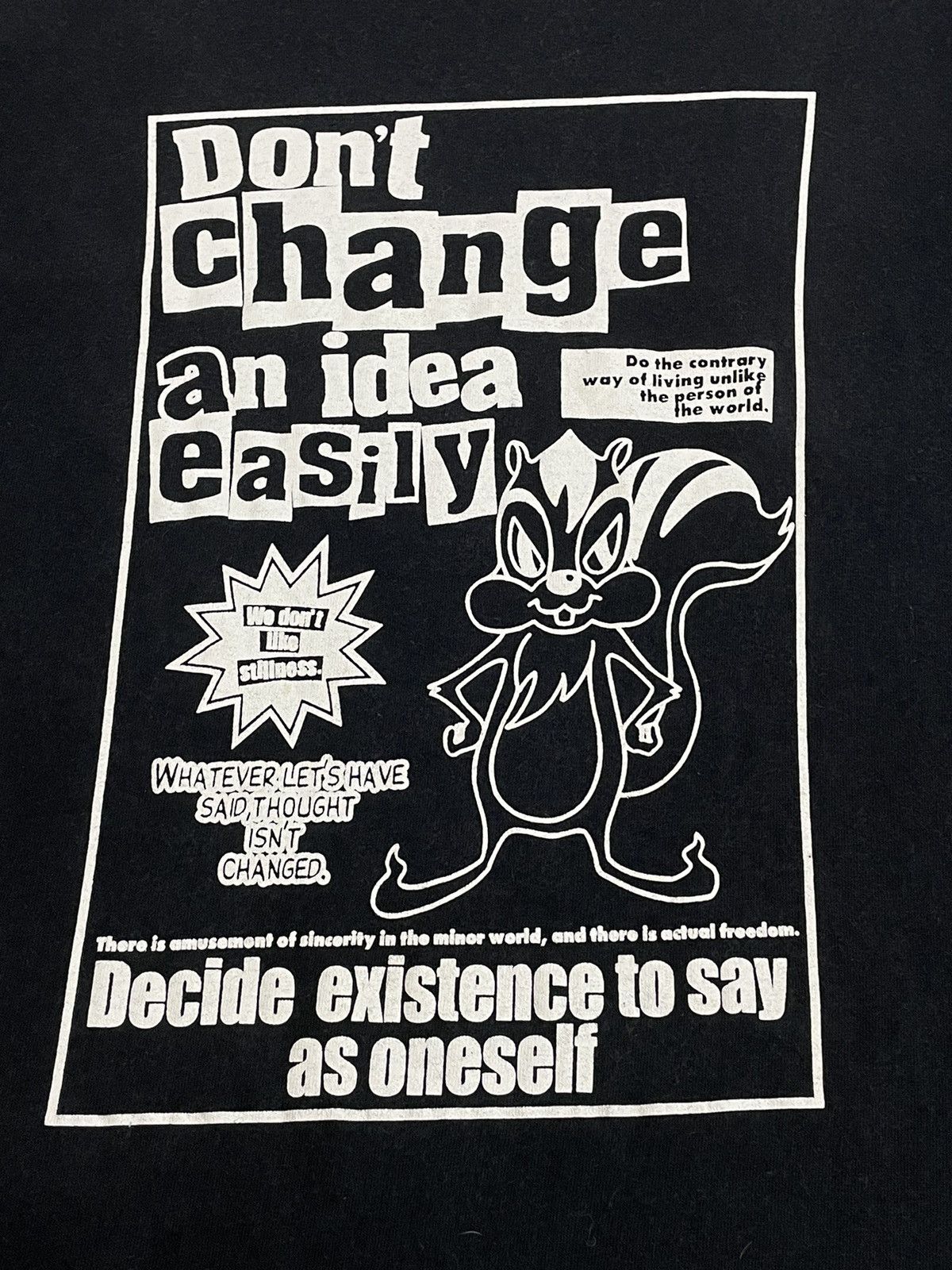 Hysteric Glamour Girls Nite Out Dont Change Idea Easily Wording Poem Size US XXS / EU 40 - 7 Thumbnail
