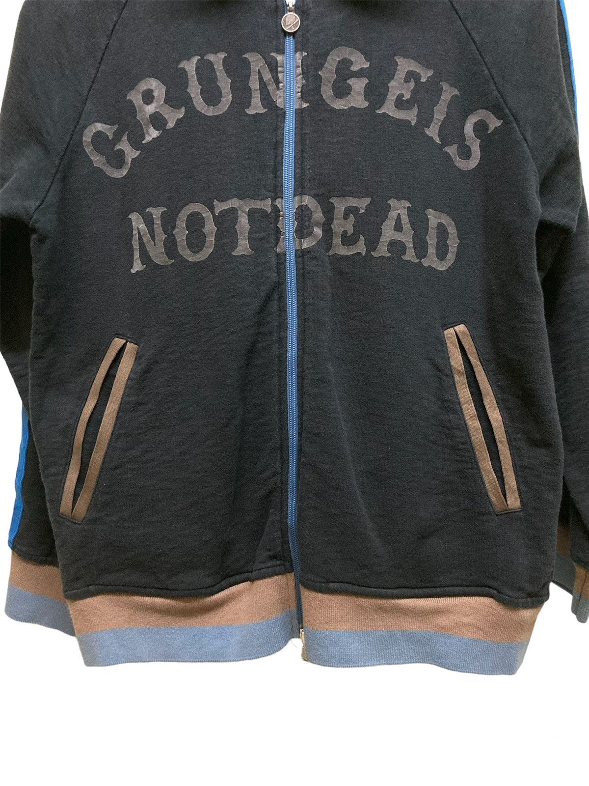 PPFM PPFM “Grunge Is Not Dead” Zipper Hoodie Size US M / EU 48-50 / 2 - 10 Thumbnail