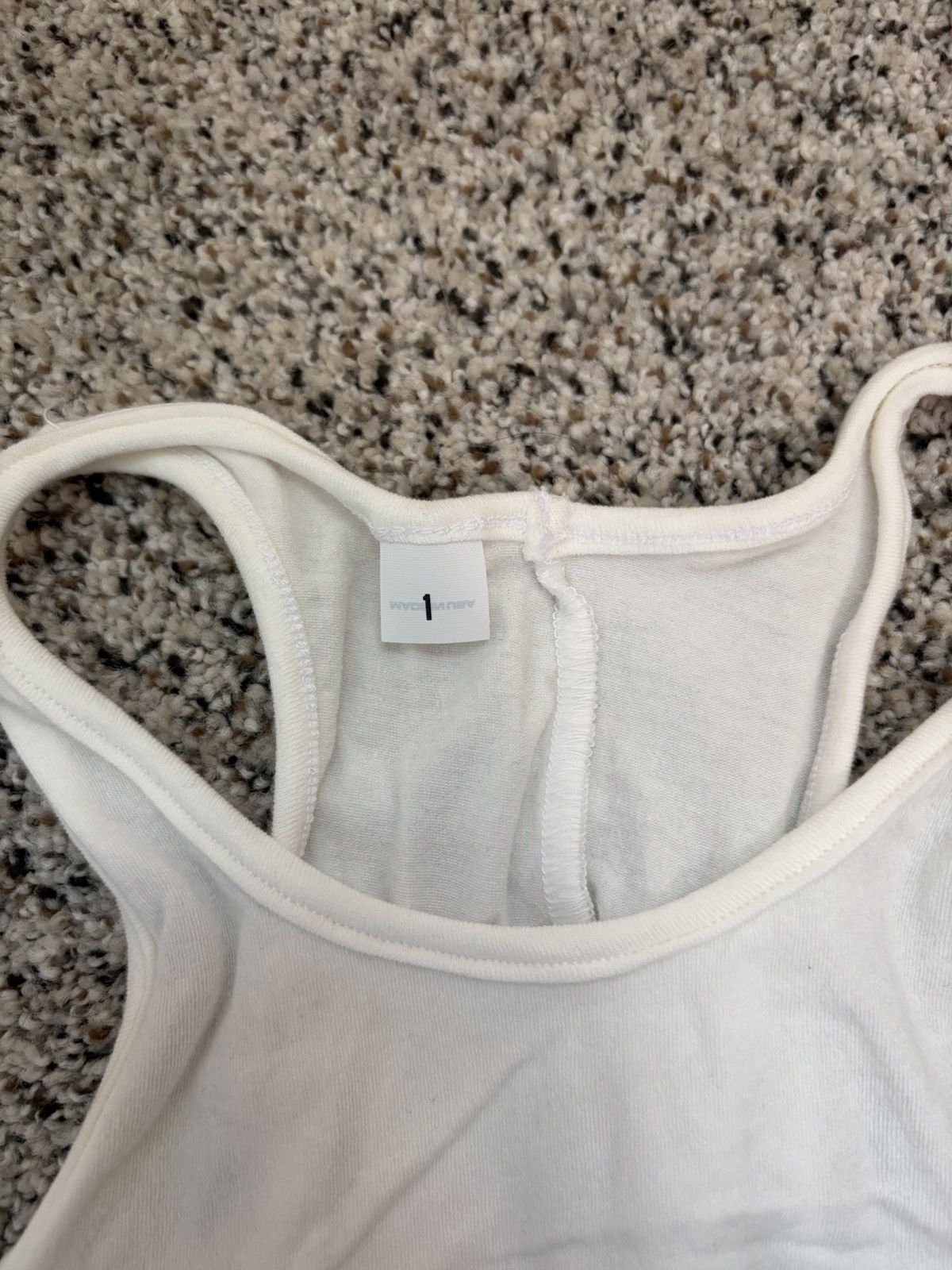 Yeezy Yeezy X Mowalola Wet Tank White SIZE 1 Size US S / EU 44-46 / 1 - 2 Thumbnail