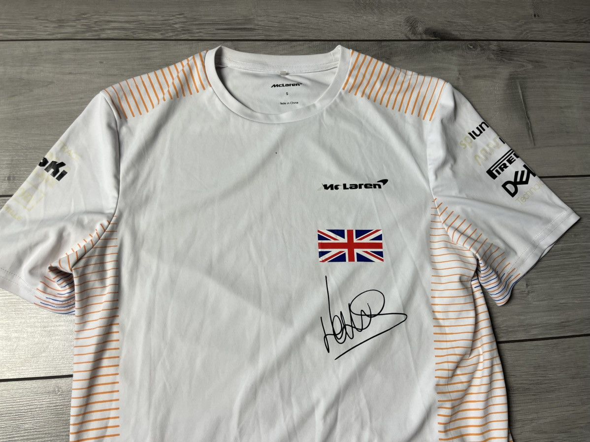 Malcolm McLaren McLaren 2021 Team Lando Norris T-Shirt formula 1 racing sz S Size US S / EU 44-46 / 1 - 3 Thumbnail