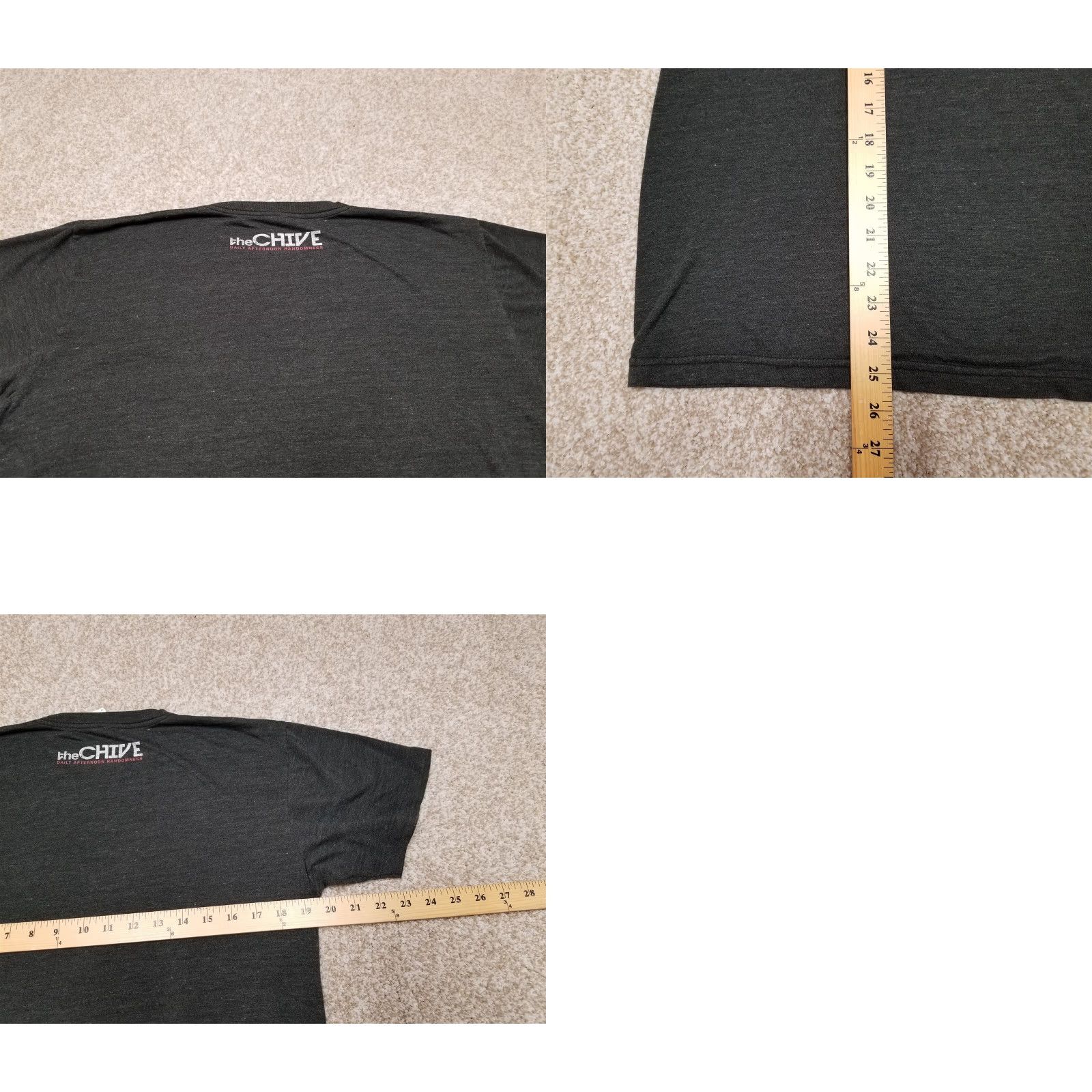 Vintage Chive TEES D.A.R. to Resist Boredom Shirt Adult Medium Charcoal Short Sleeve USA Size US M / EU 48-50 / 2 - 8 Thumbnail