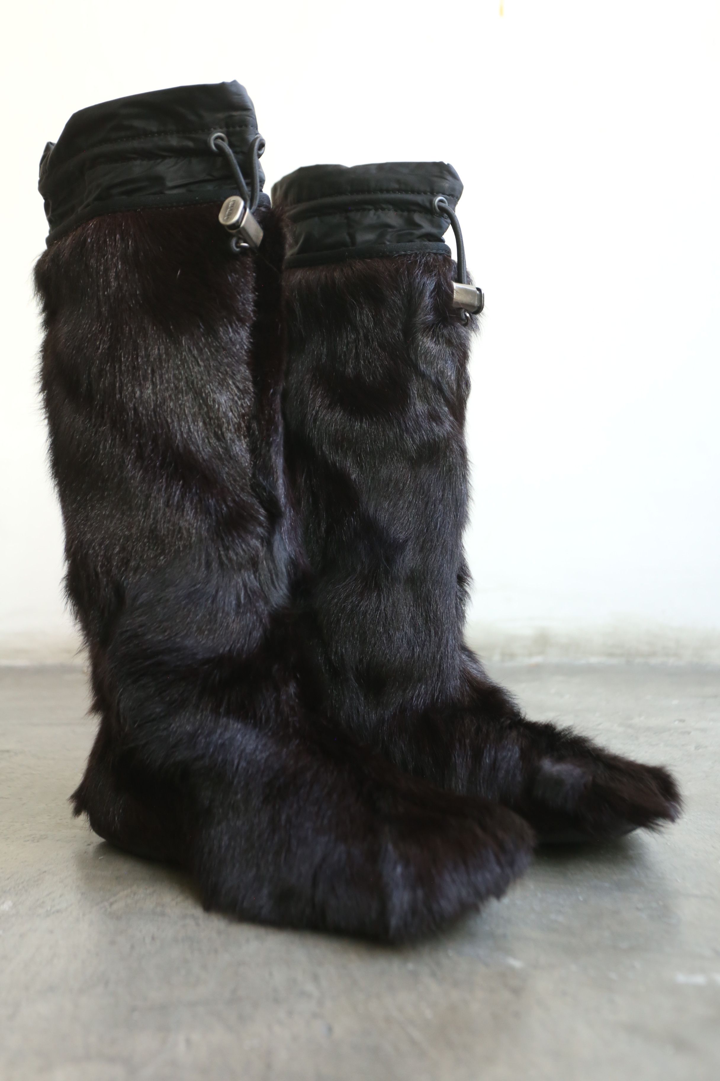Prada Prada Sport - F/W 99 - Fur Boots Size US 5.5 / IT 35.5 - 2 Thumbnail