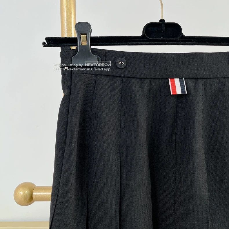 Thom Browne Thom Browne Black Pleated Skirt Size 36 3 Size 36" / US 14 / IT 50 - 6 Thumbnail