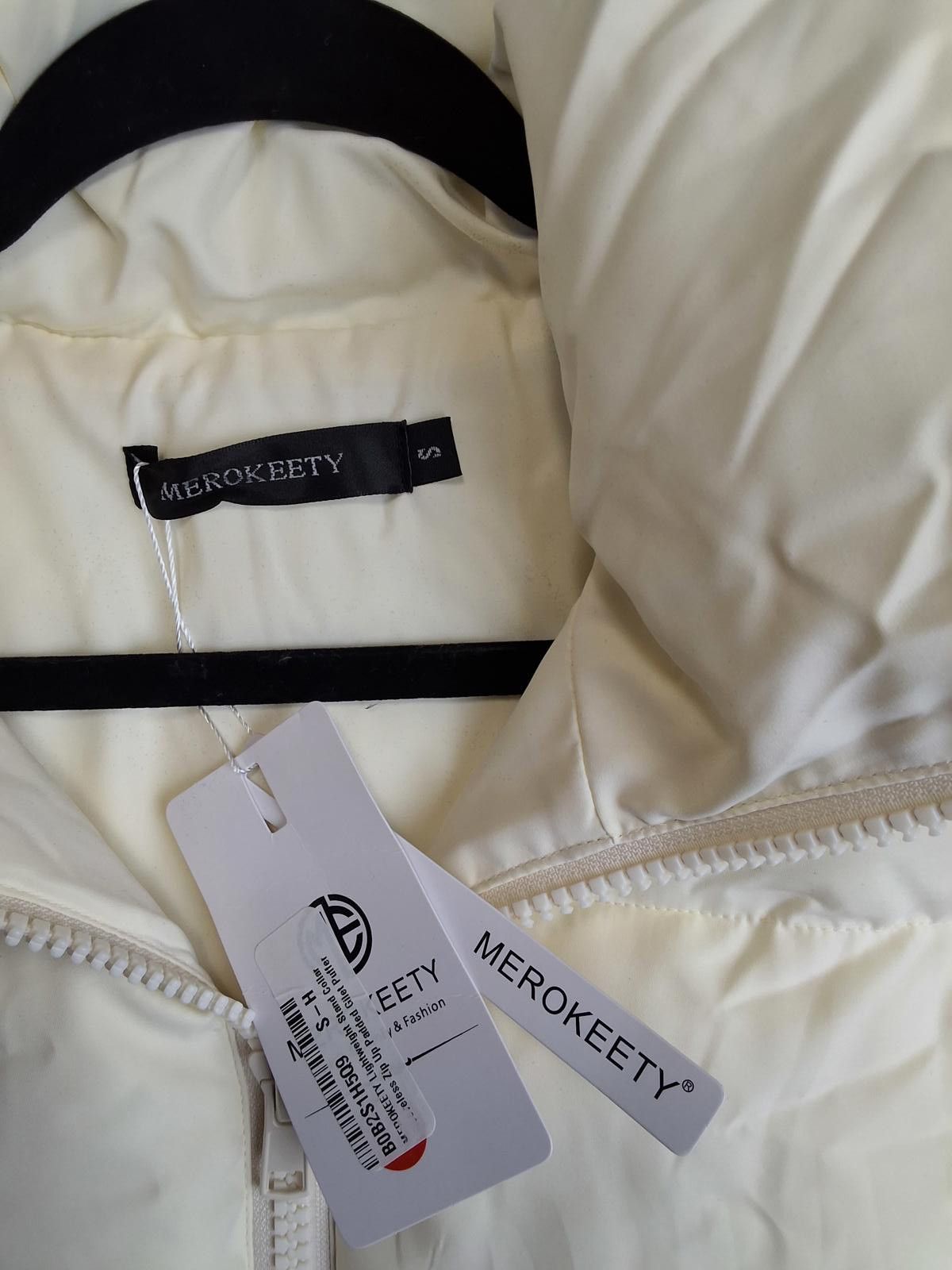Other Chic Ivory Puffer Vest by Merokeety - Size S Size S / US 4 / IT 40 - 3 Thumbnail