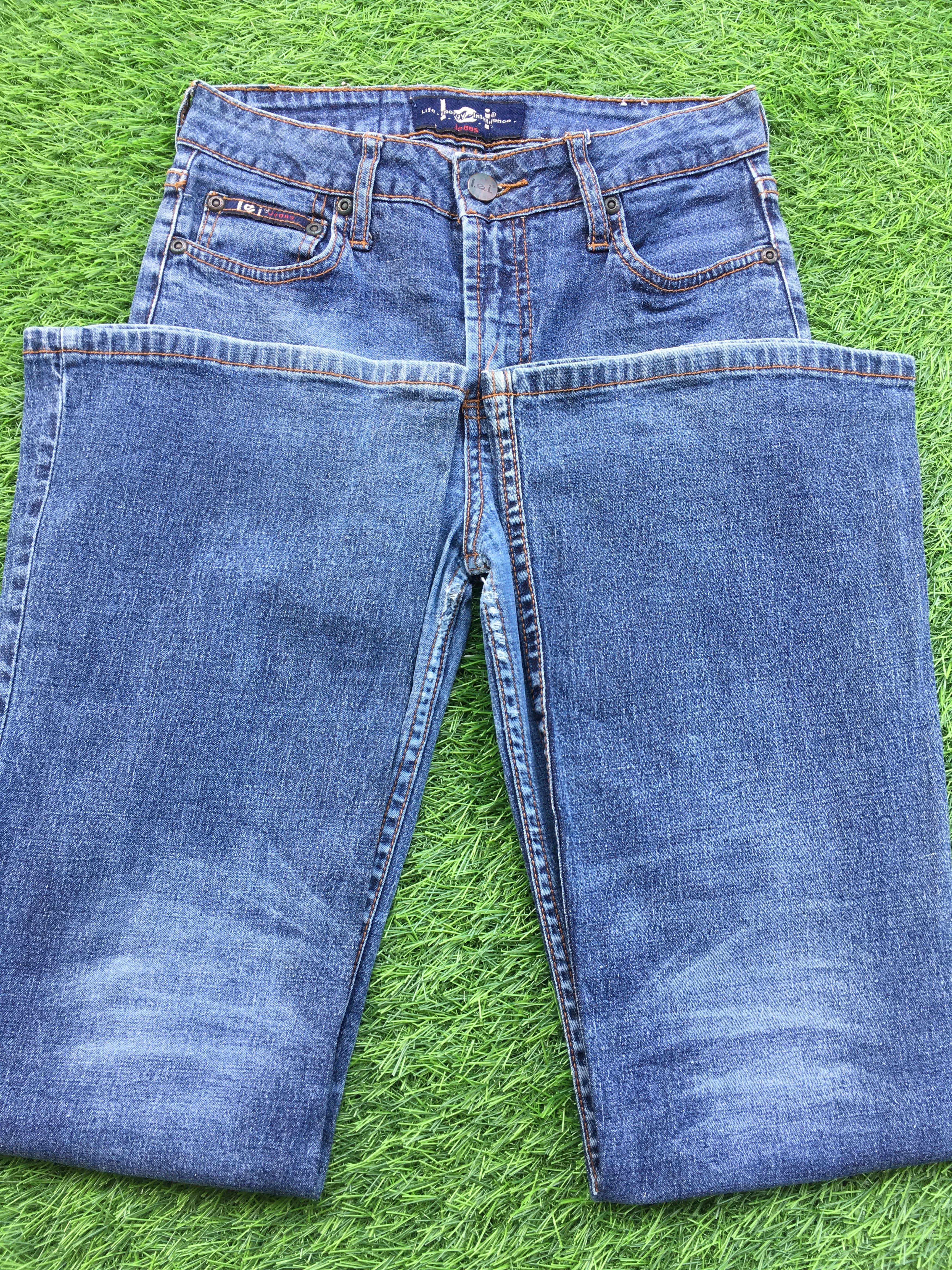 Designer × Japanese Brand × Jean Y2K Low Rise Flare Jeans D-936 Size 24" / US 00 / IT 34 - 5 Thumbnail