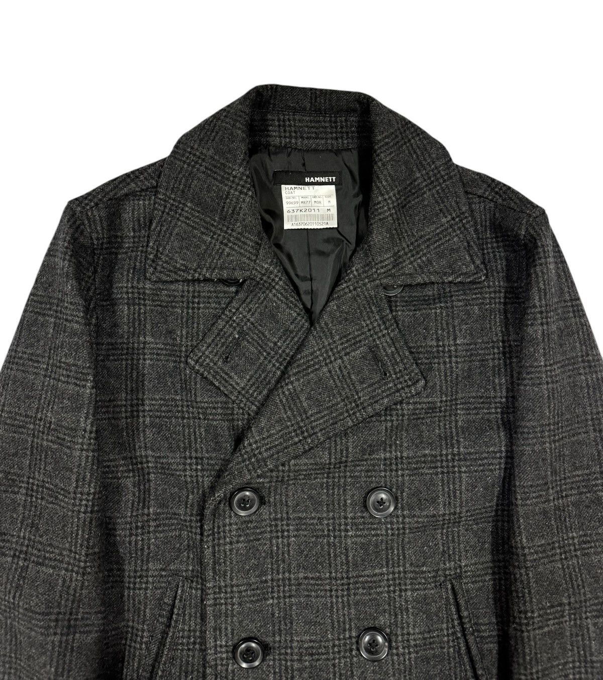 Katharine Hamnett London Vtg🔥Katharine Hamnett London Tartan Military Peacoat Size US M / EU 48-50 / 2 - 6 Thumbnail