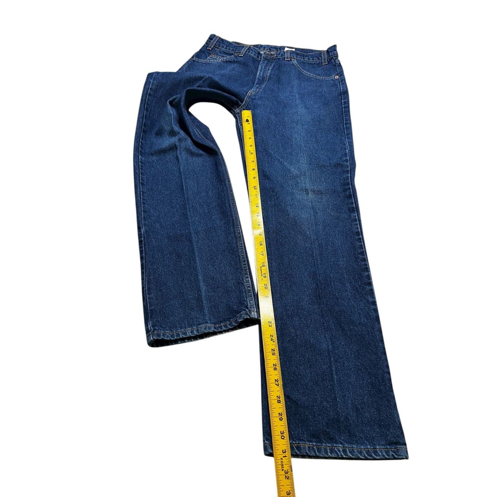 Levi's VTG Levi’s 505 Regular Fit Straight Jeans Blue Denim 34x30 Size US 34 / EU 50 - 7 Thumbnail