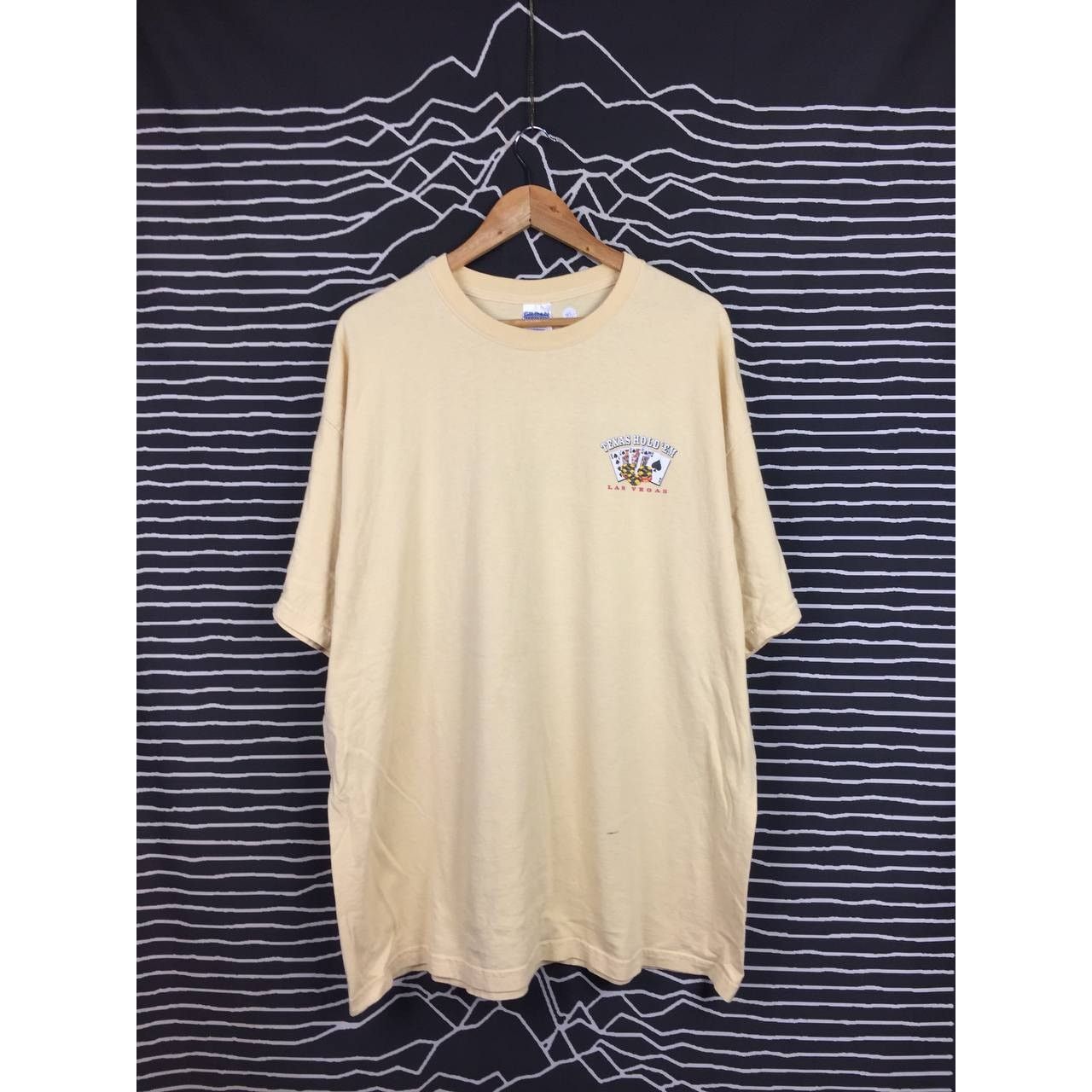 Gildan × Vintage Vtg Y2K Texas Hold ‘Em Las Vegas Nevada Card Game Tee Size US XXL / EU 58 / 5 - 4 Thumbnail
